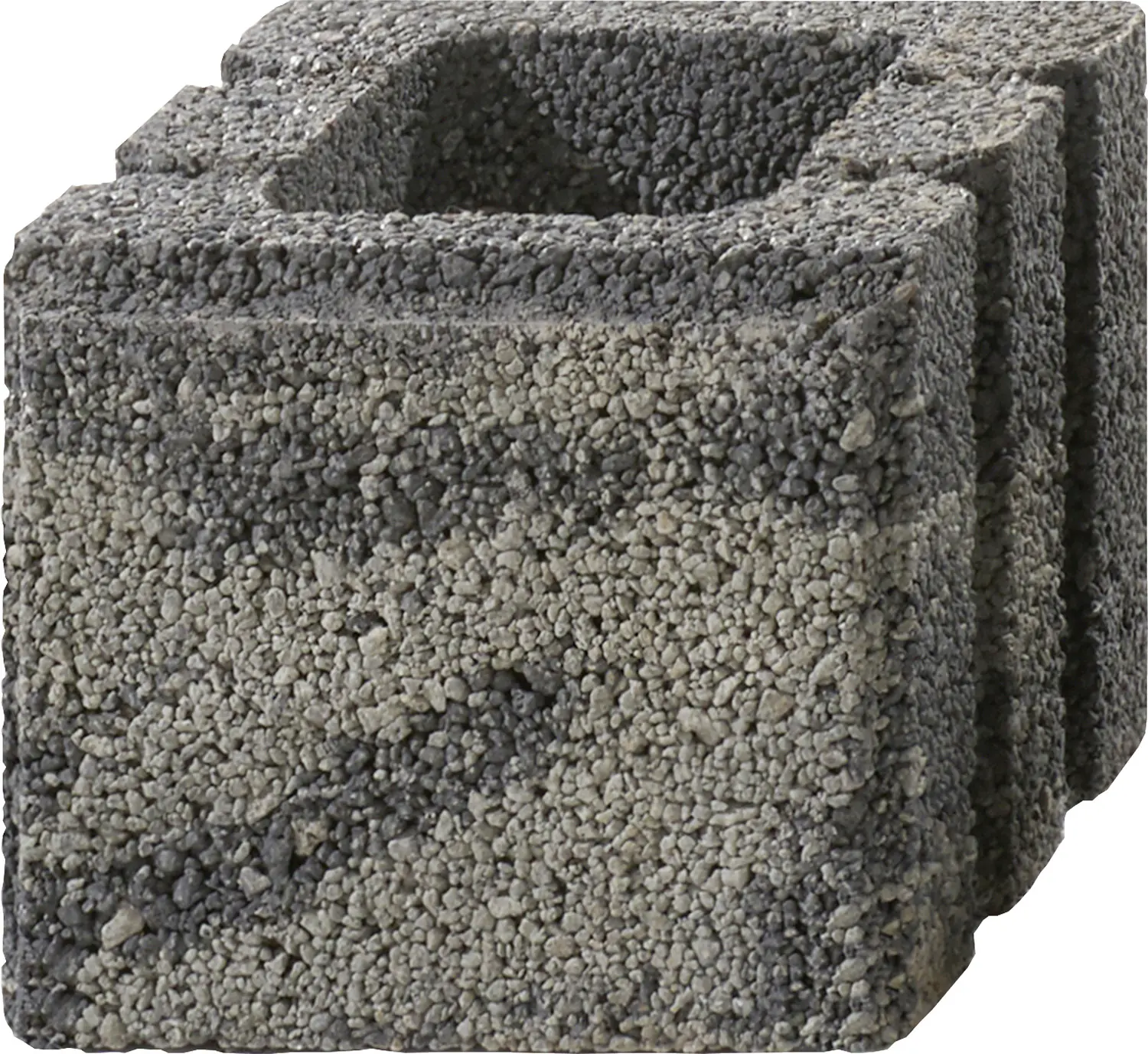 Primaster Mauerstein Garten 25 x 25 x 20 cm grau anthrazit nuanciert