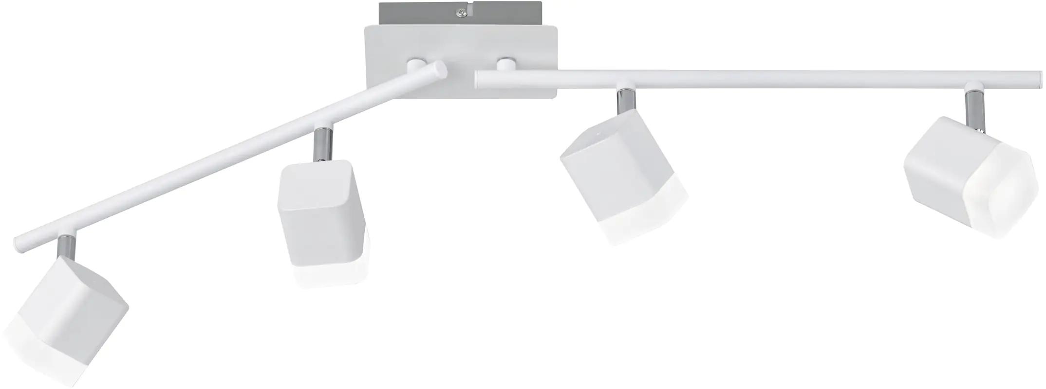 Reality Leuchten 4er LED Balken Roubaix weiß