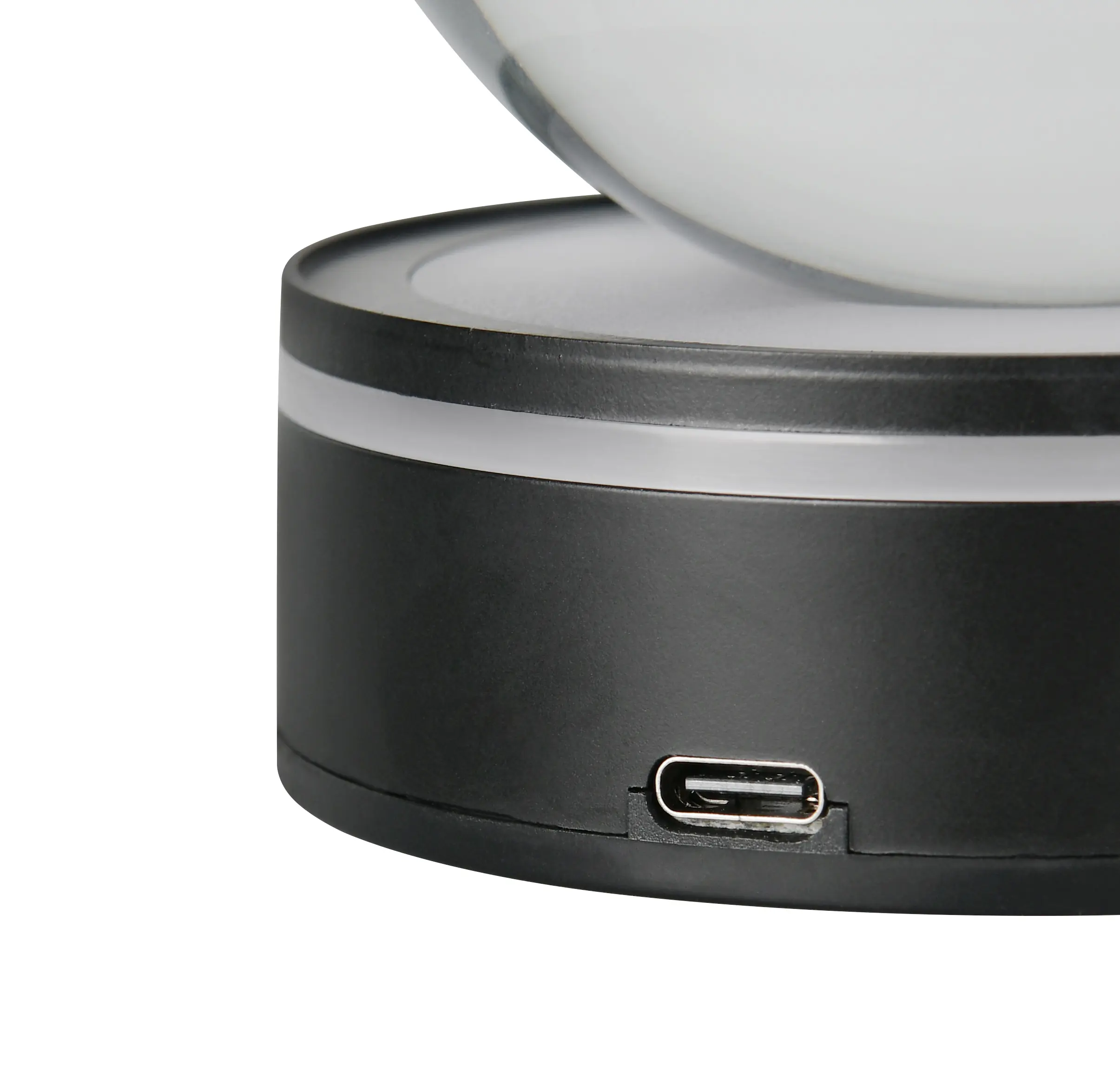 Reality LED-Tischleuchte Rosebud Fun Planeten Ø 8 cm  kaltweiß schwarz matt