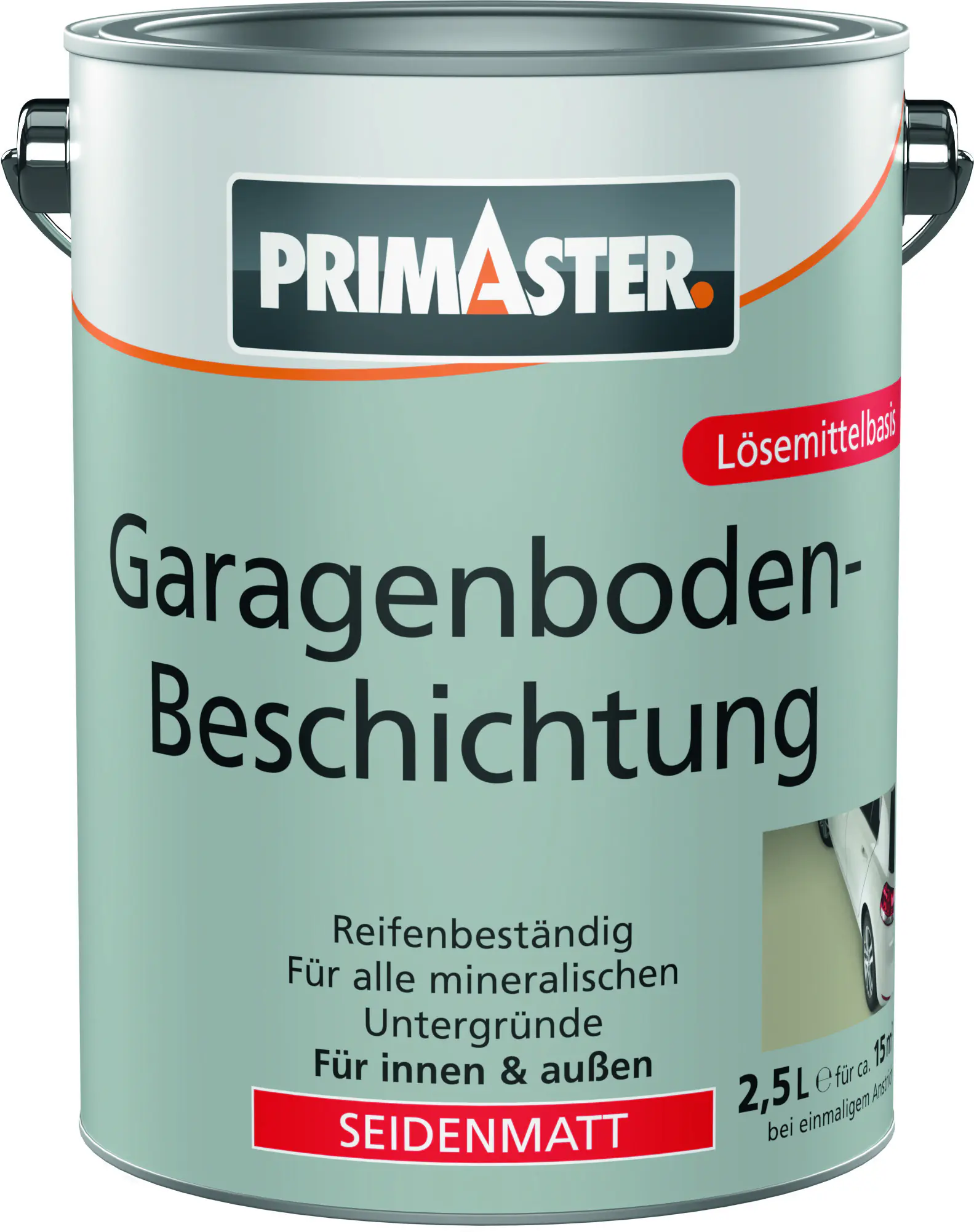 Primaster  Garagenbodenbeschichtung 2,5 L silbergrau seidenmatt
