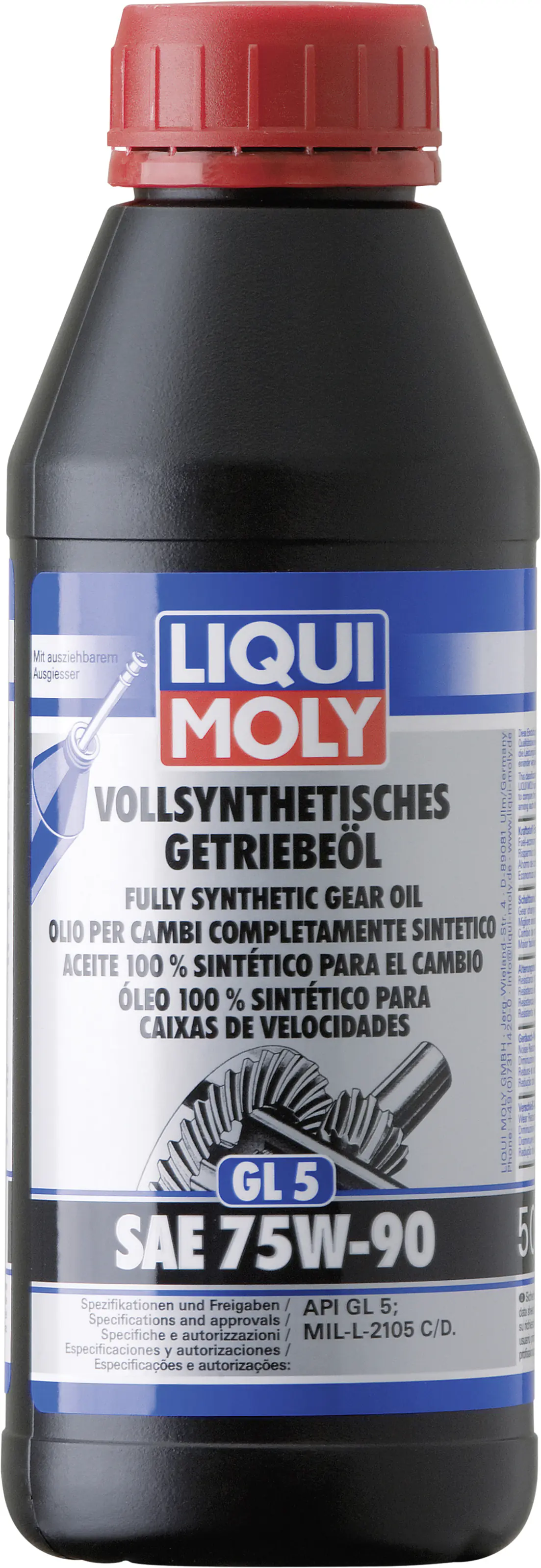 Liqui Moly Getriebeöl GL5 75W-90 vollsynthetisch 500 ml
