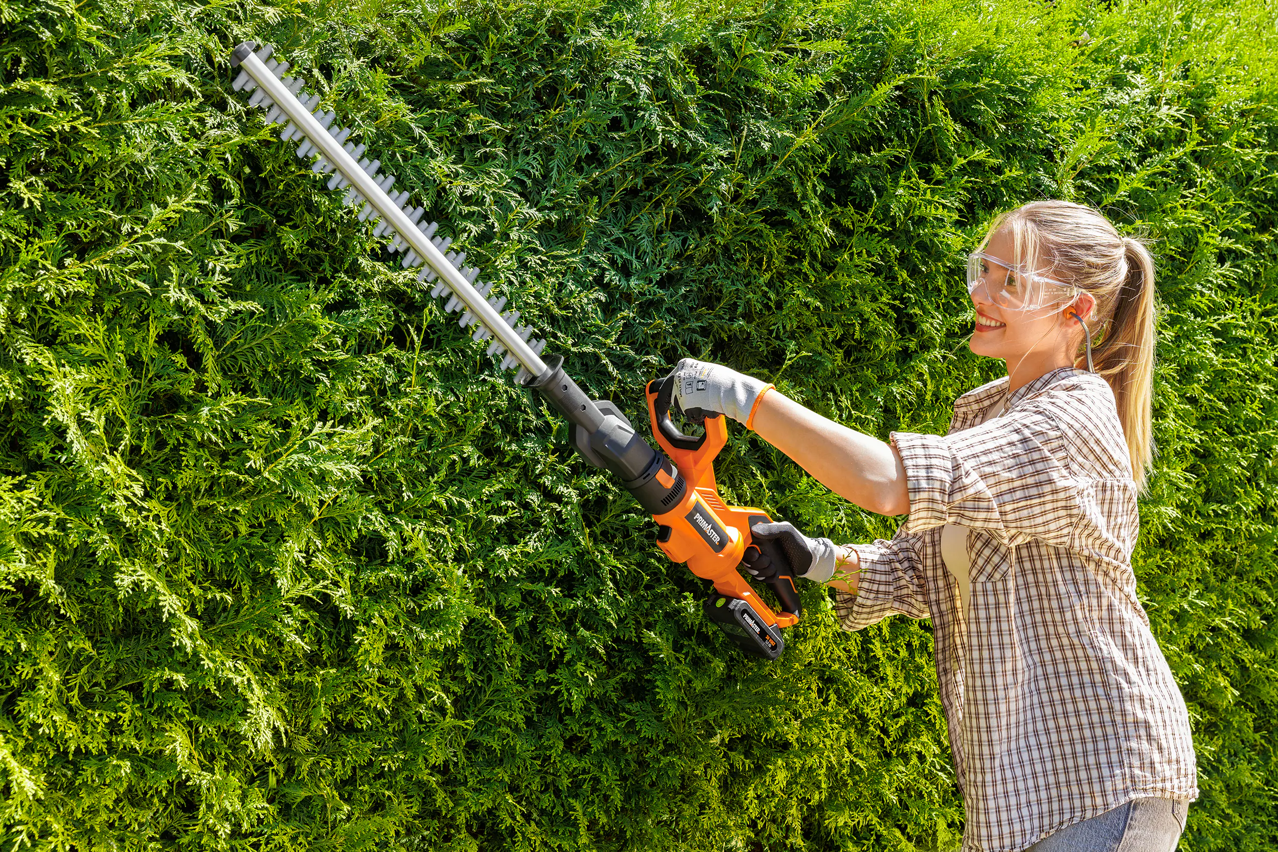 Primaster Akku Stabheckenschere PASH 20 V ohne Akku und Ladegerät