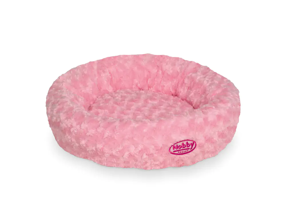 4033766714870 Nobby Kuschelbett Donut Arusha rund Ø 45 cm pink