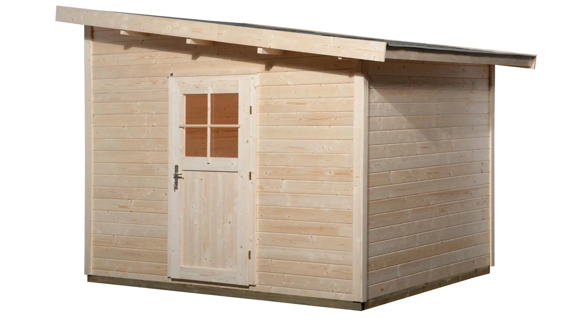 Weka Gartenhaus Typ 260 300 x 235 cm natur