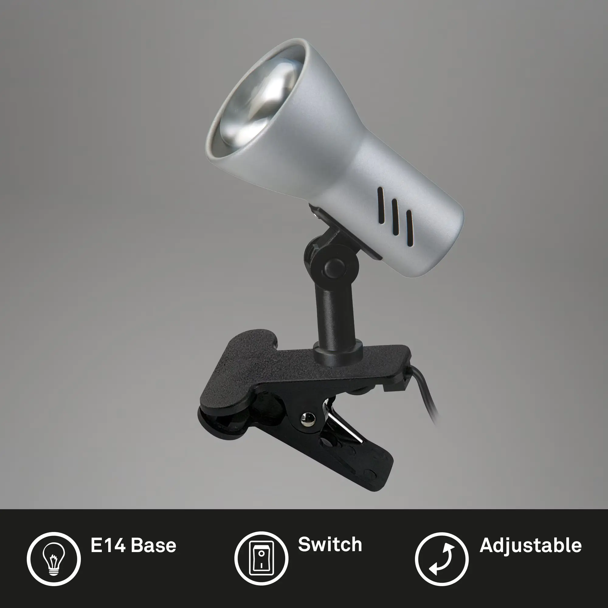 Briloner Klemmleuchte Lock 11,5 x 6,5 cm E14