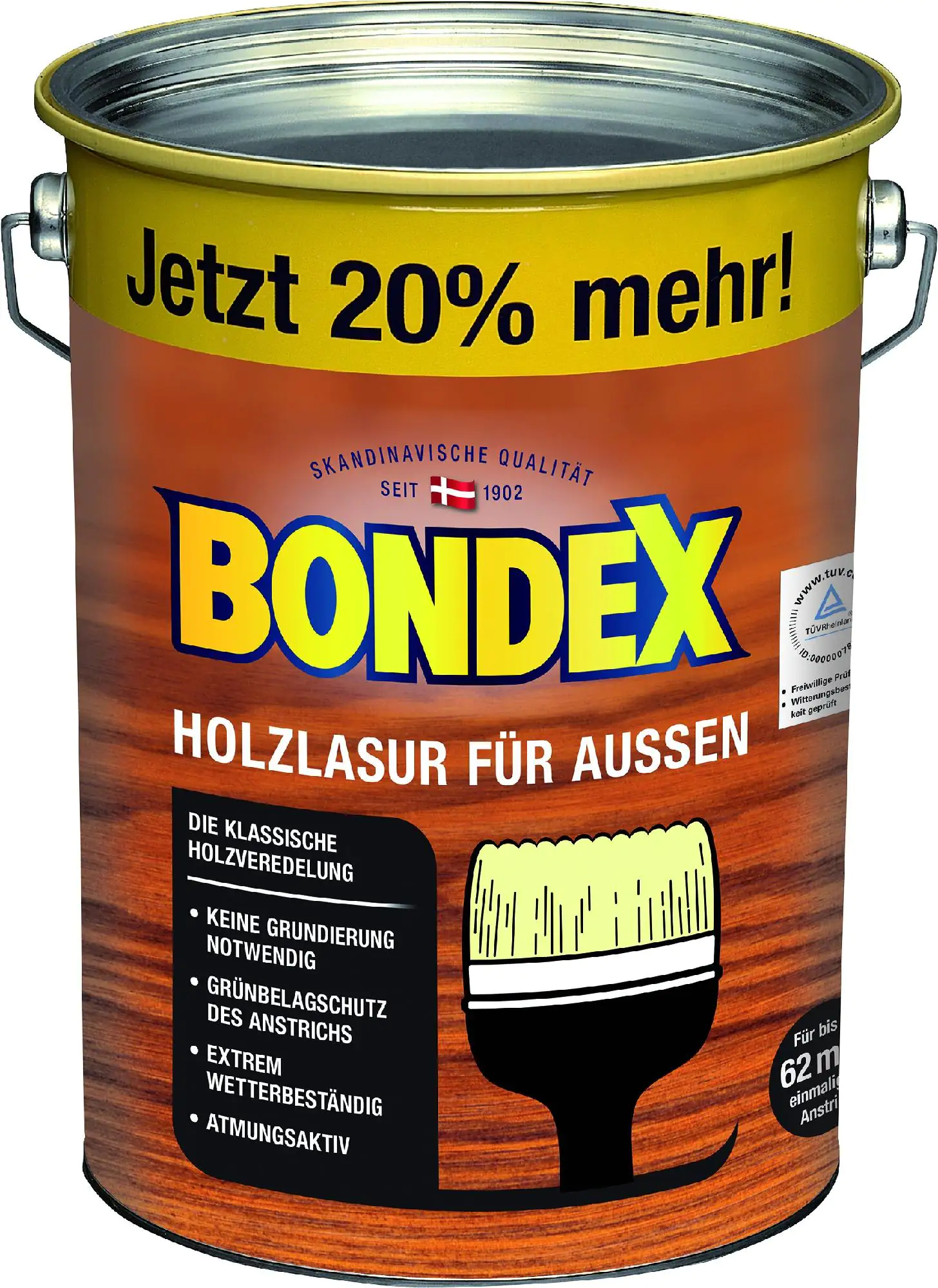 Bondex Holzlasur für Außen 4,8 L dunkelgrau
