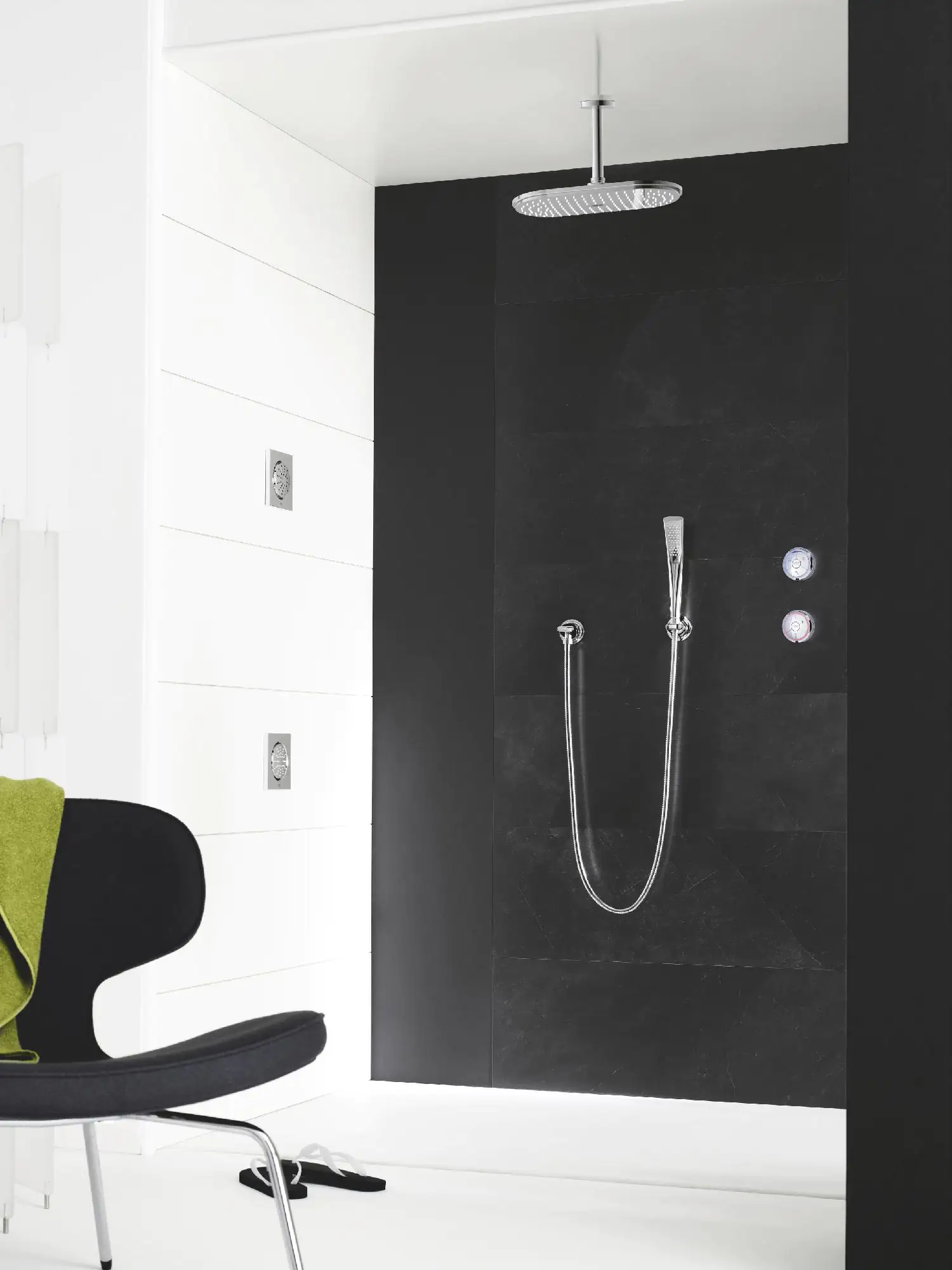 Grohe Kopfbrause Rainshower Veris 300 mit Deckenauslass, verchromt Grohe Kopfbrause Rainshower Veris 300 mit Deckenauslass, verchromt