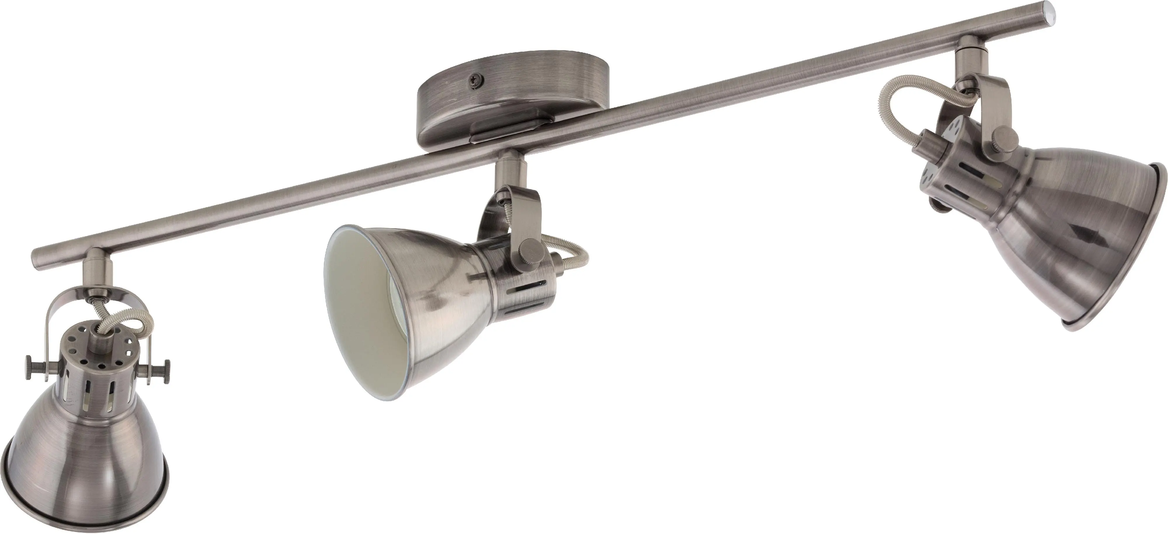 Eglo 3er LED Spot Seras nickel-matt 59,5 x 6,5 cm GU10