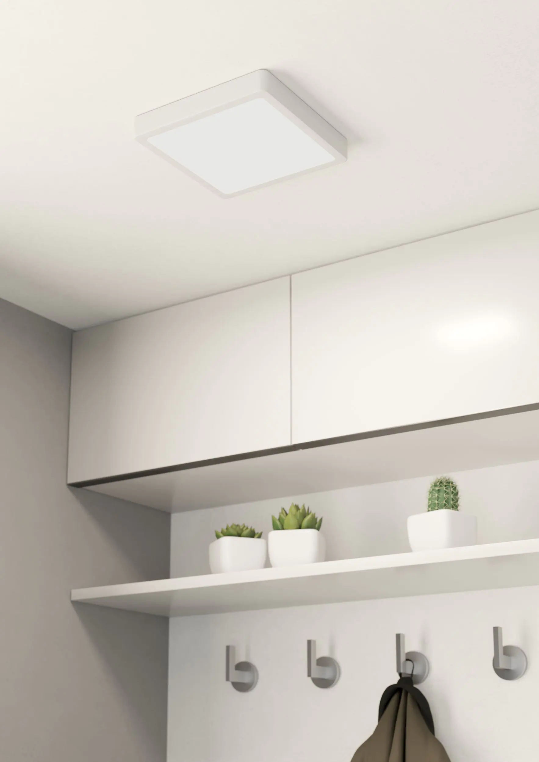 Eglo LED Aufbauleuchte Fueva 5 weiß 21 x 21 cm nw