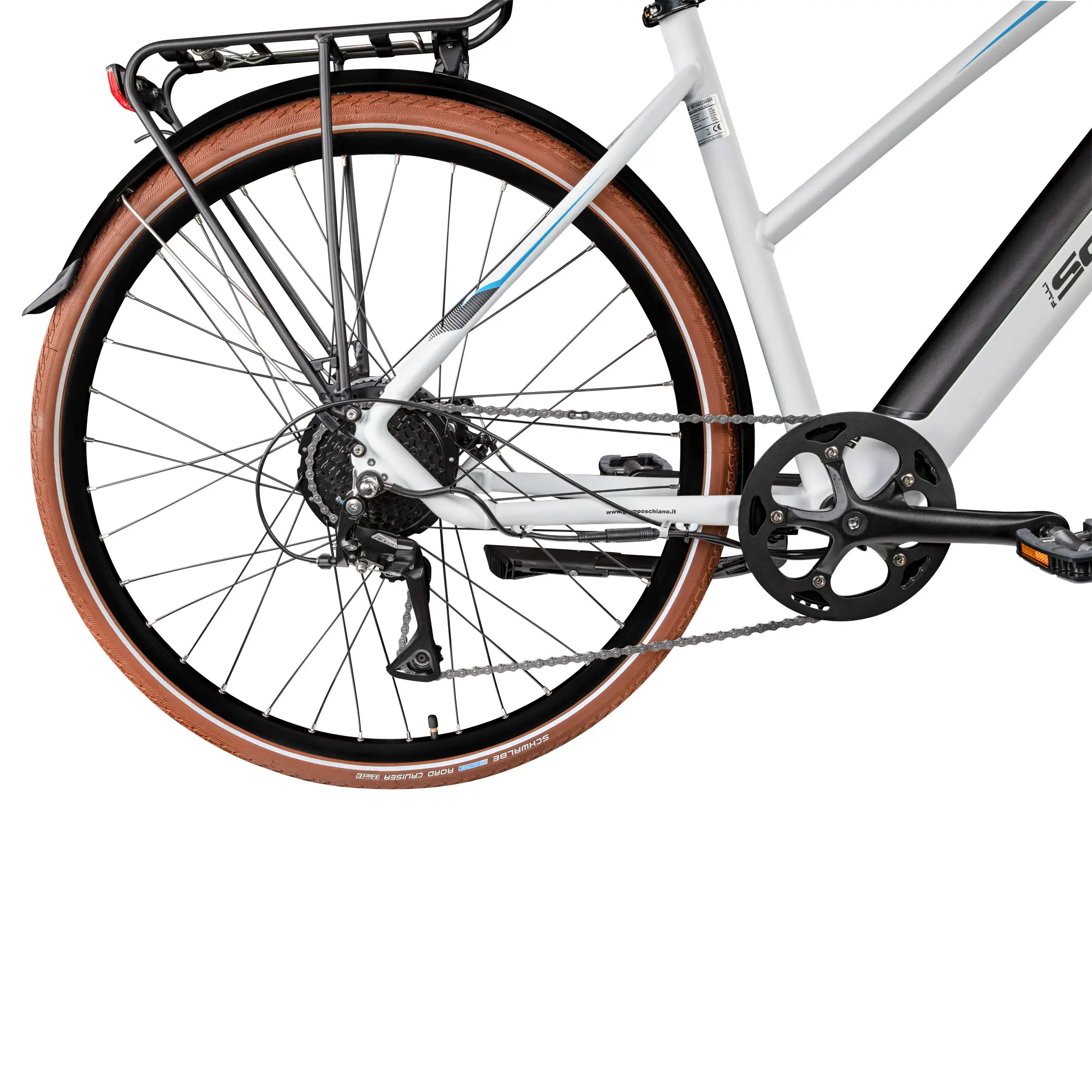 Schiano E-Bike Voke Trekking 28 Zoll 8-Gang 418 Wh weiß