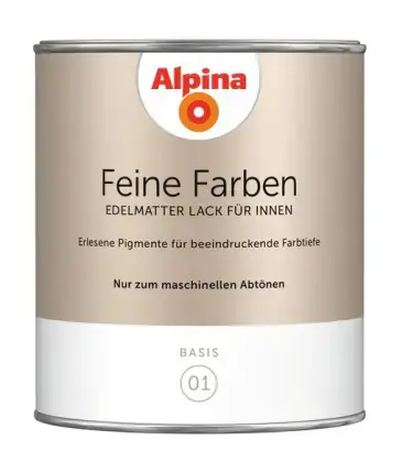 Alpina Feine Farben Wandfarbe konservierungsmittelfrei - jetzt Farbton mischen 