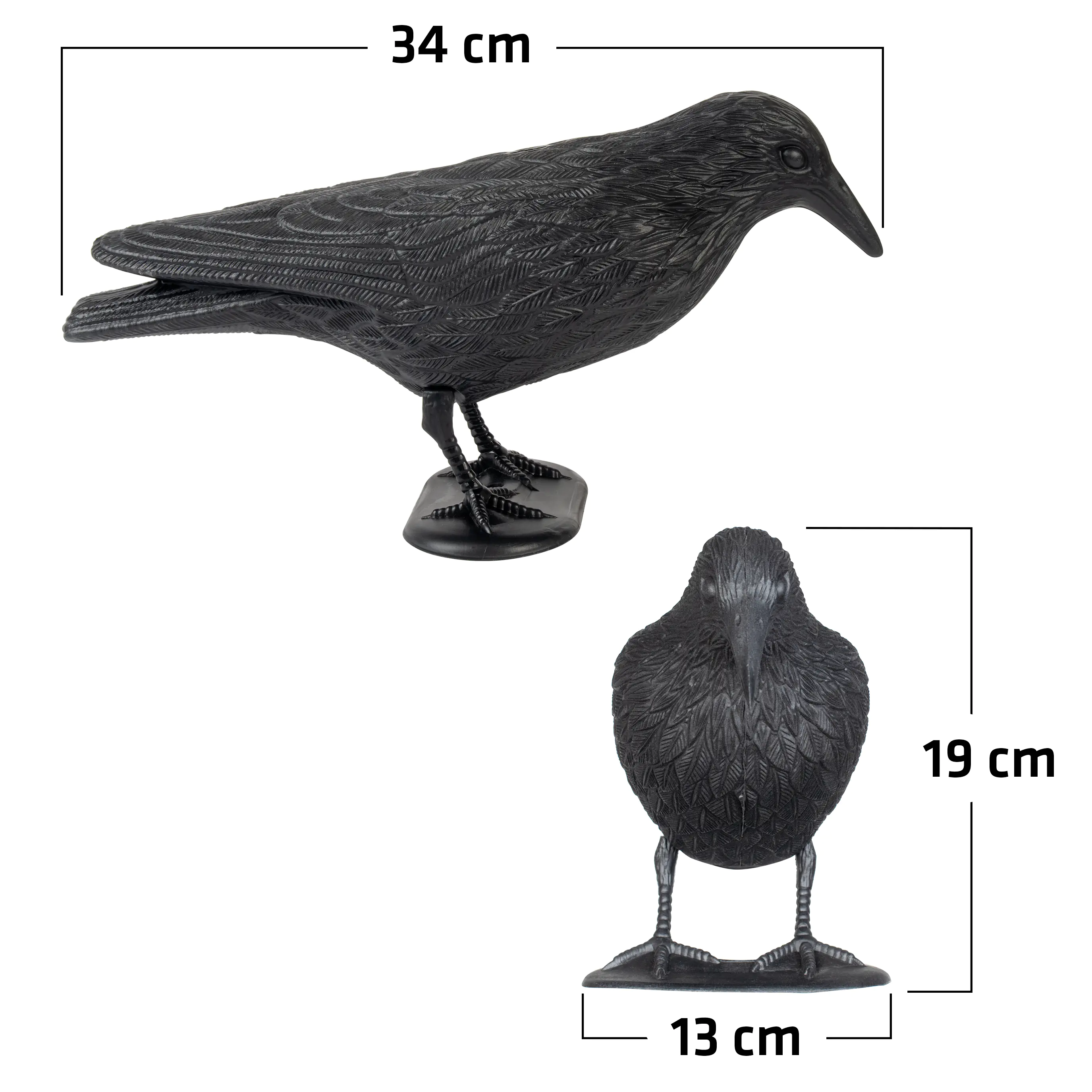 Gardigo Vogelabwehr Krähe schwarz Gardigo Vogelabwehr Krähe schwarz