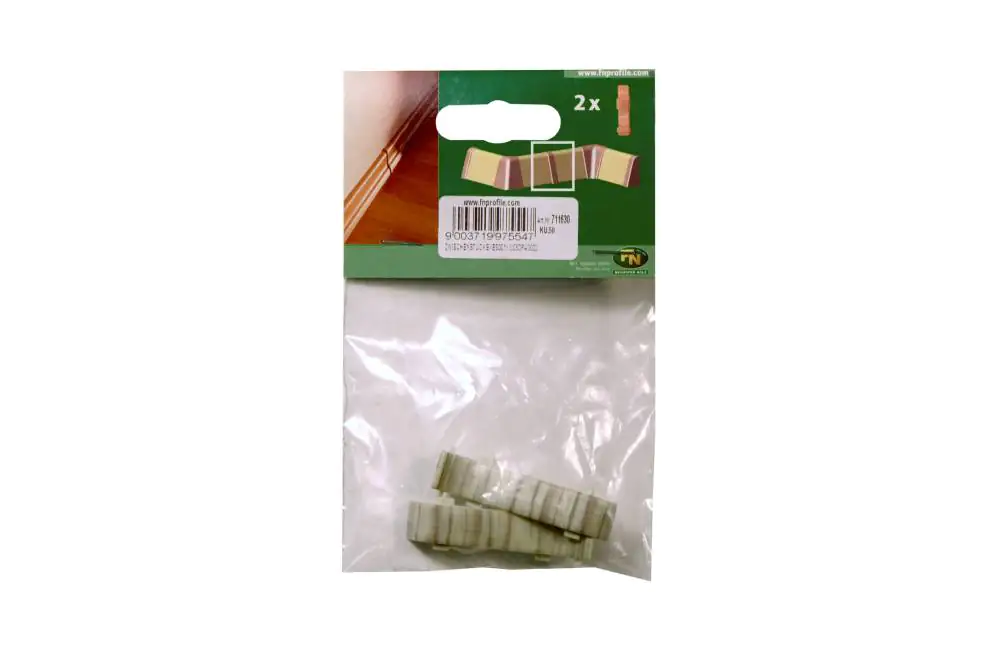 Zwischenstück Kunststoffleiste KU.050 silberesche