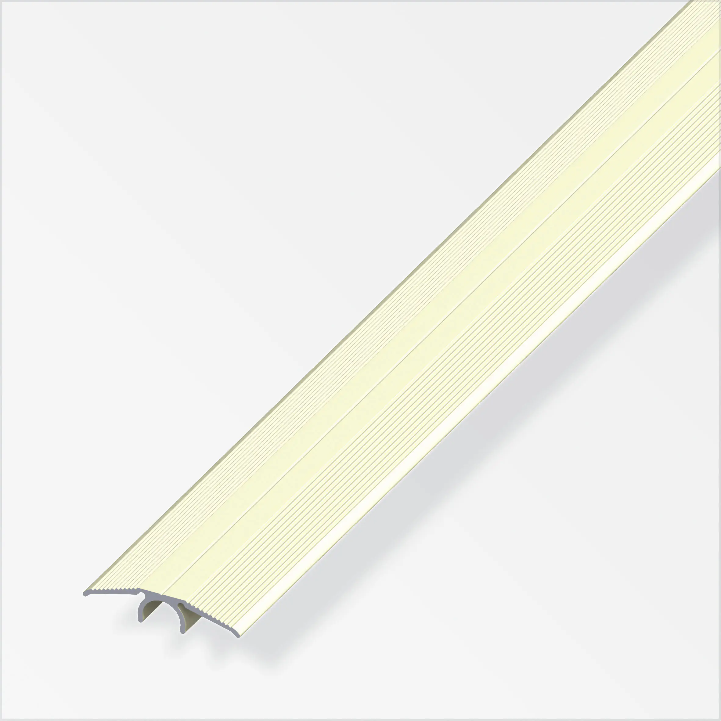 alfer Übergangs-Profil 1 m, 33 mm Aluminium eloxiert champagner champagner