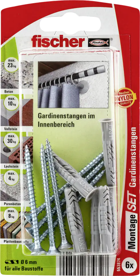 Fischer Montage-Set Gardinen