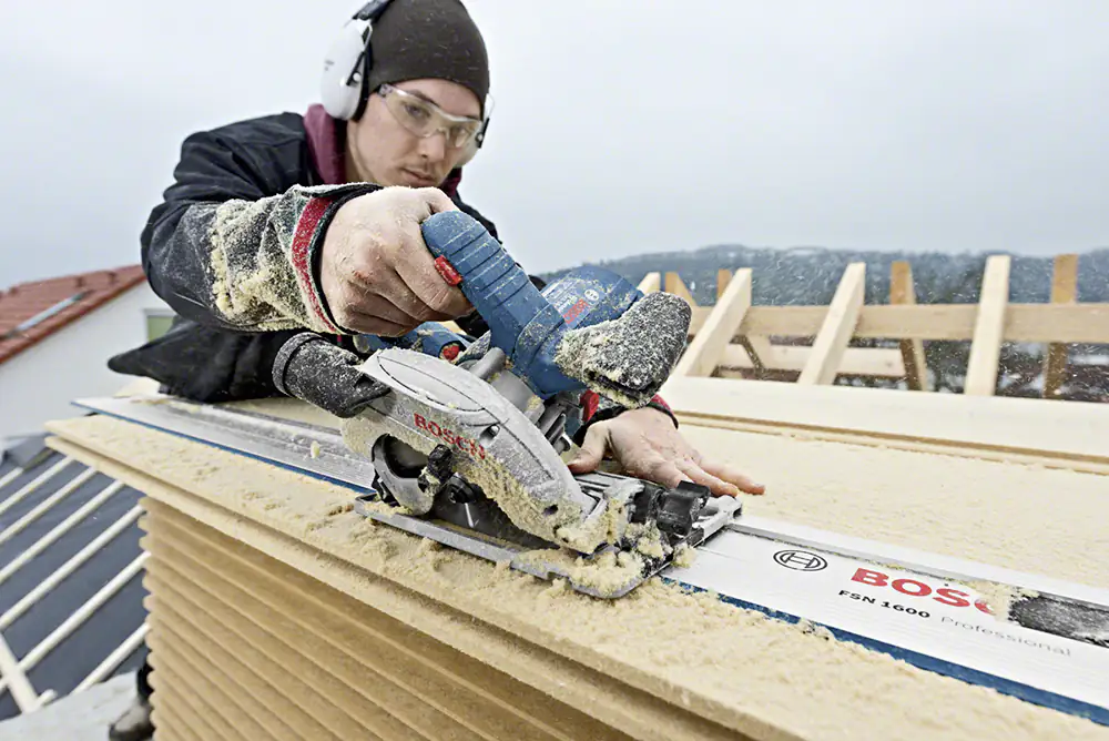 Bosch Professional Handkreissäge GKS 55+G 1200 W