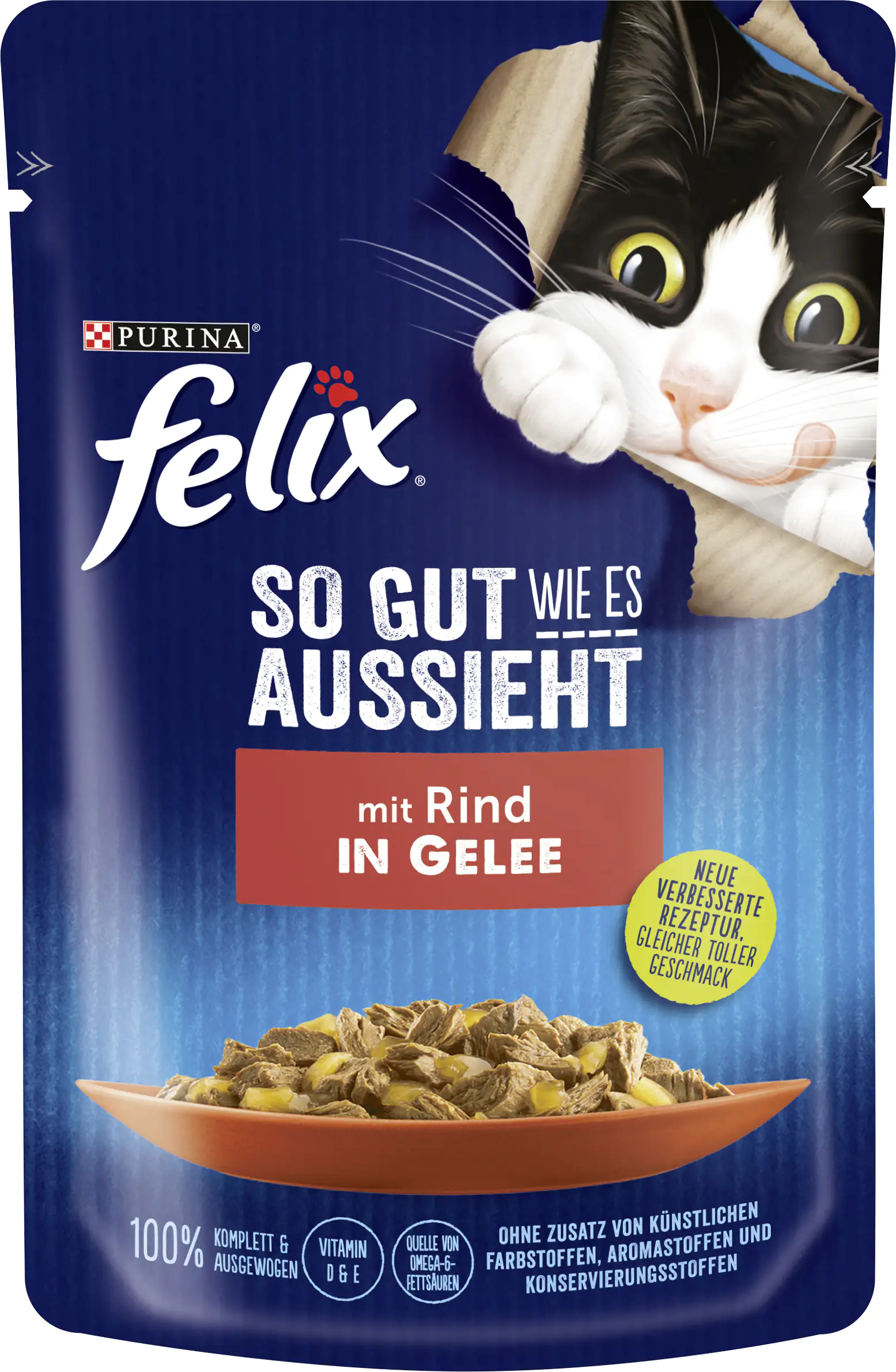 Felix So gut wie es aussieht in Gelee mit Rind 85 g