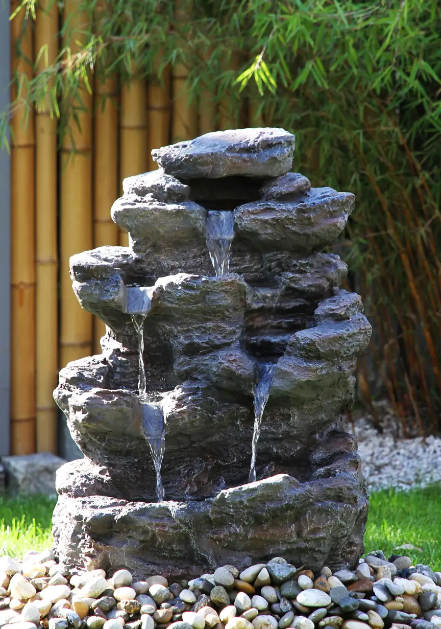 Silex Felsenbrunnen Kunststein 41 x 34 x 60 cm