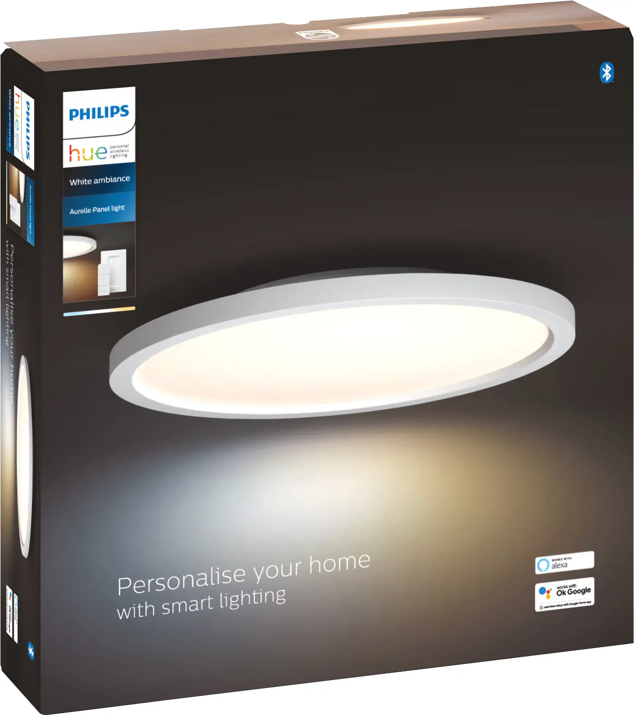 Philips Hue LED Panel White Ambiance Aurelle weiß Ø 39,5 cm