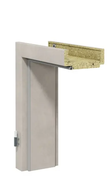 GetaDoor Zarge CPL Semento 73,5 cm DIN rechts