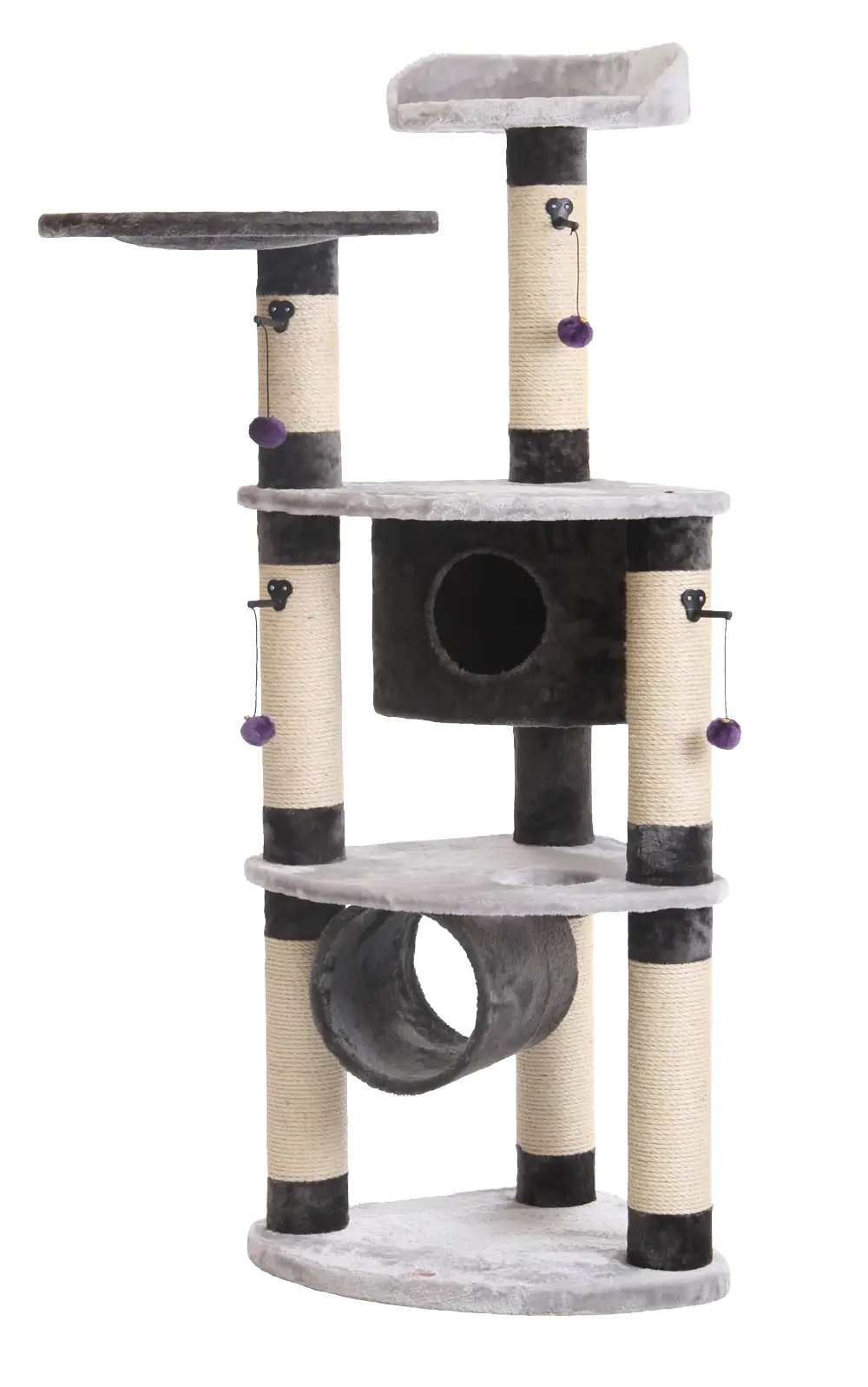 Nobby Kratzbaum Santos Plus H 168 cm grau/anthrazit