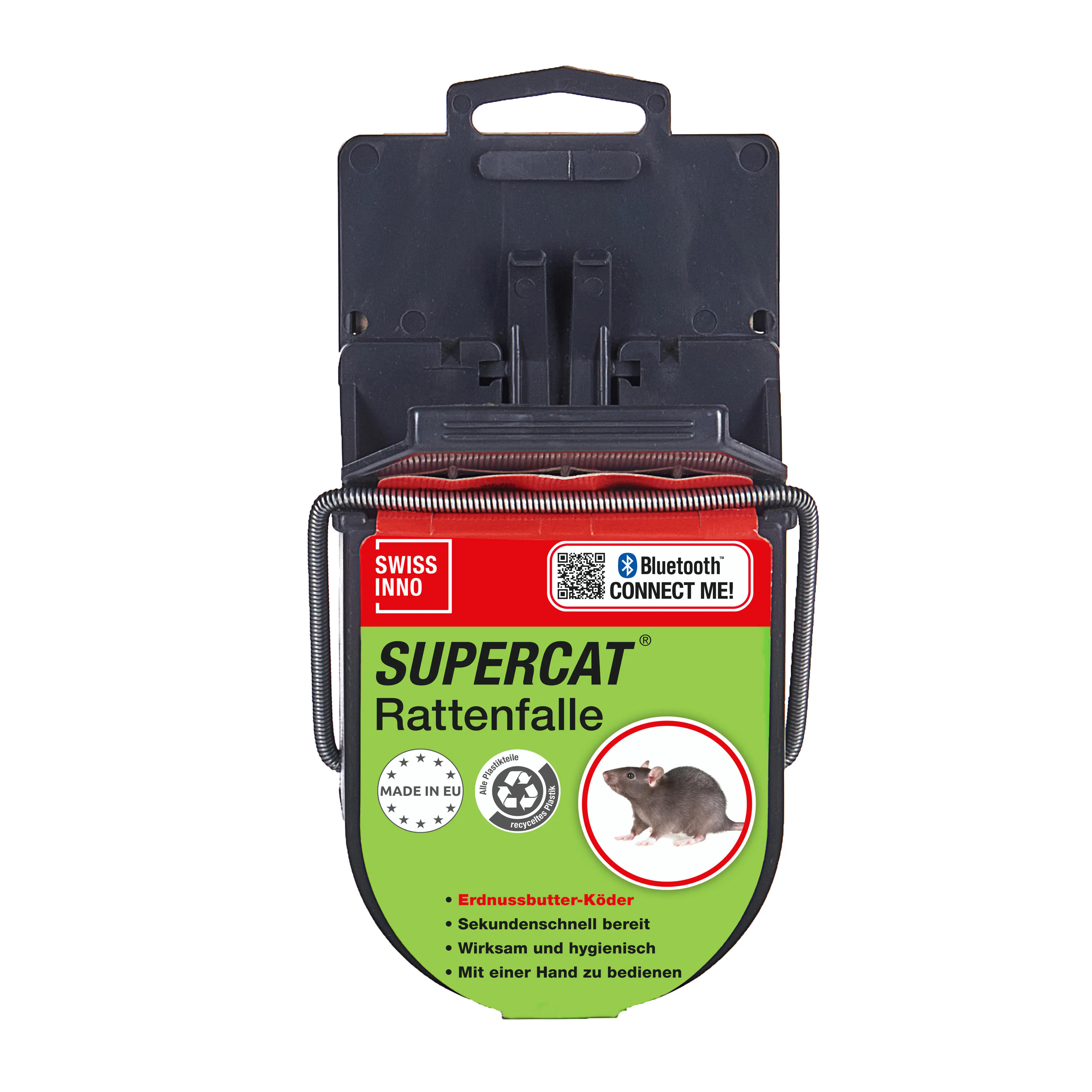 Swissinno SuperCat Rattenfalle  inkl. Erdnussbutter-Köder Swissinno SuperCat Rattenfalle  inkl. Erdnussbutter-Köder