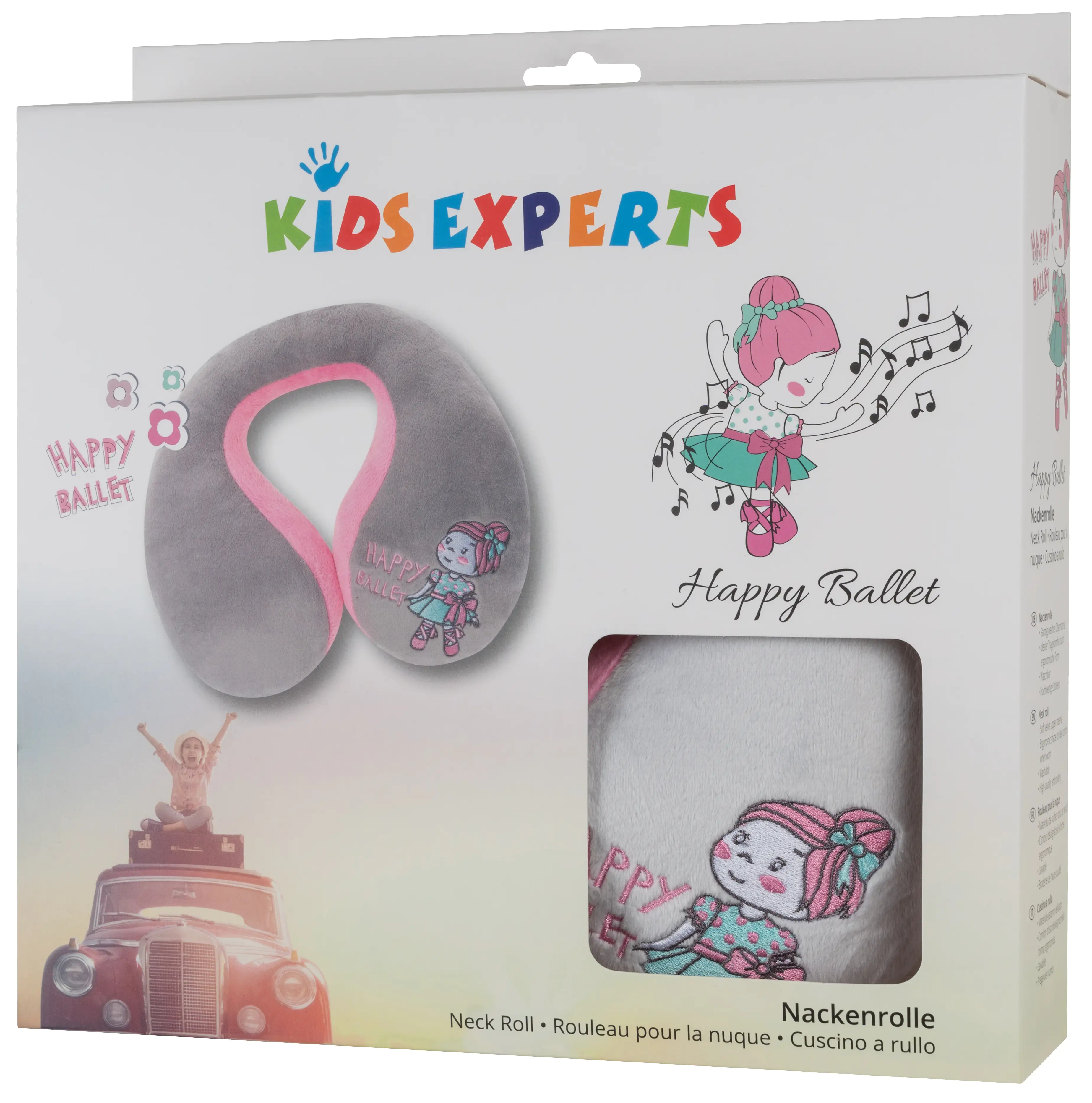 Walser Nackenrolle Ballet Doll rosa 1-teilig