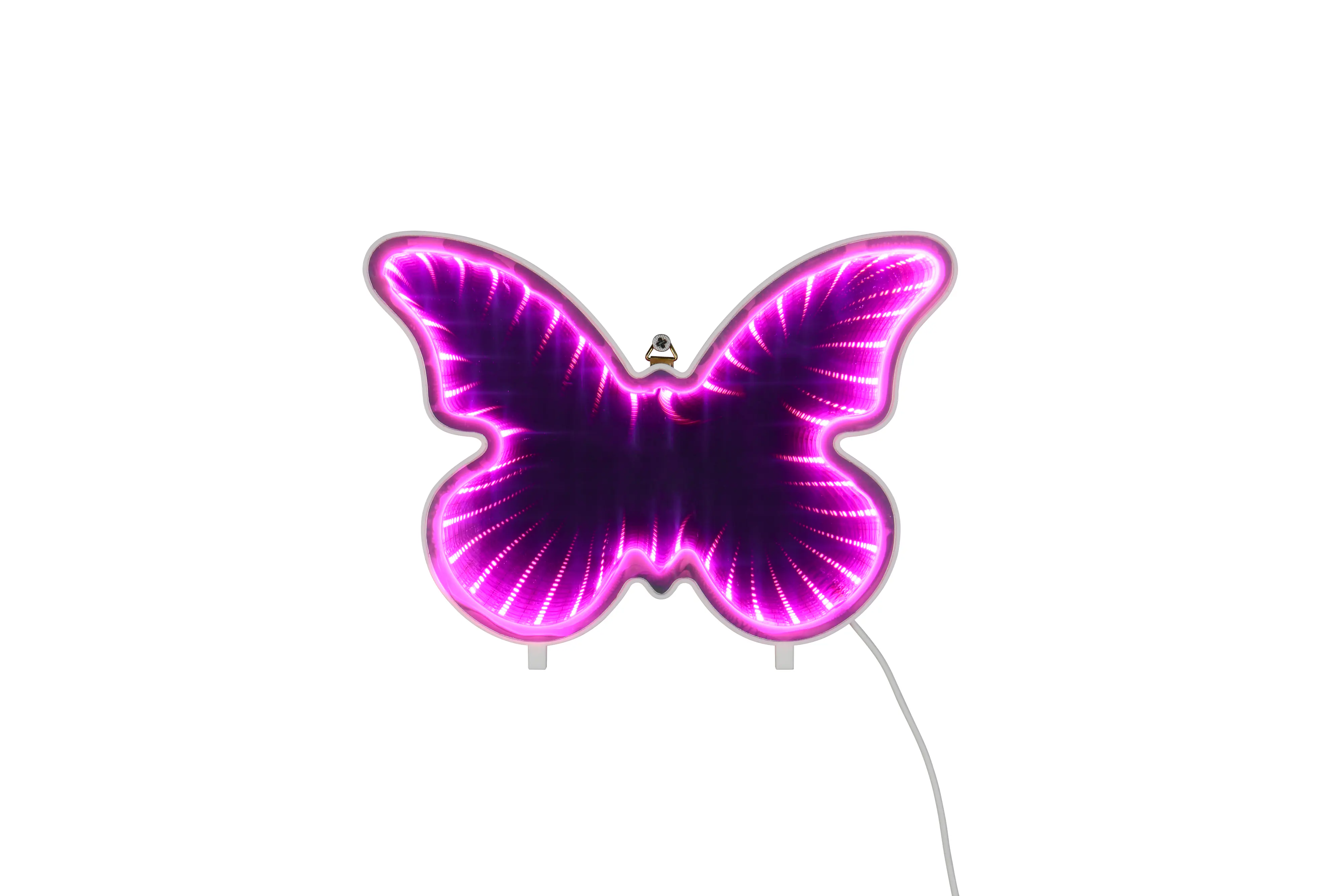 Reality LED-Wandleuchte Papillon 27x26 cm weiß 