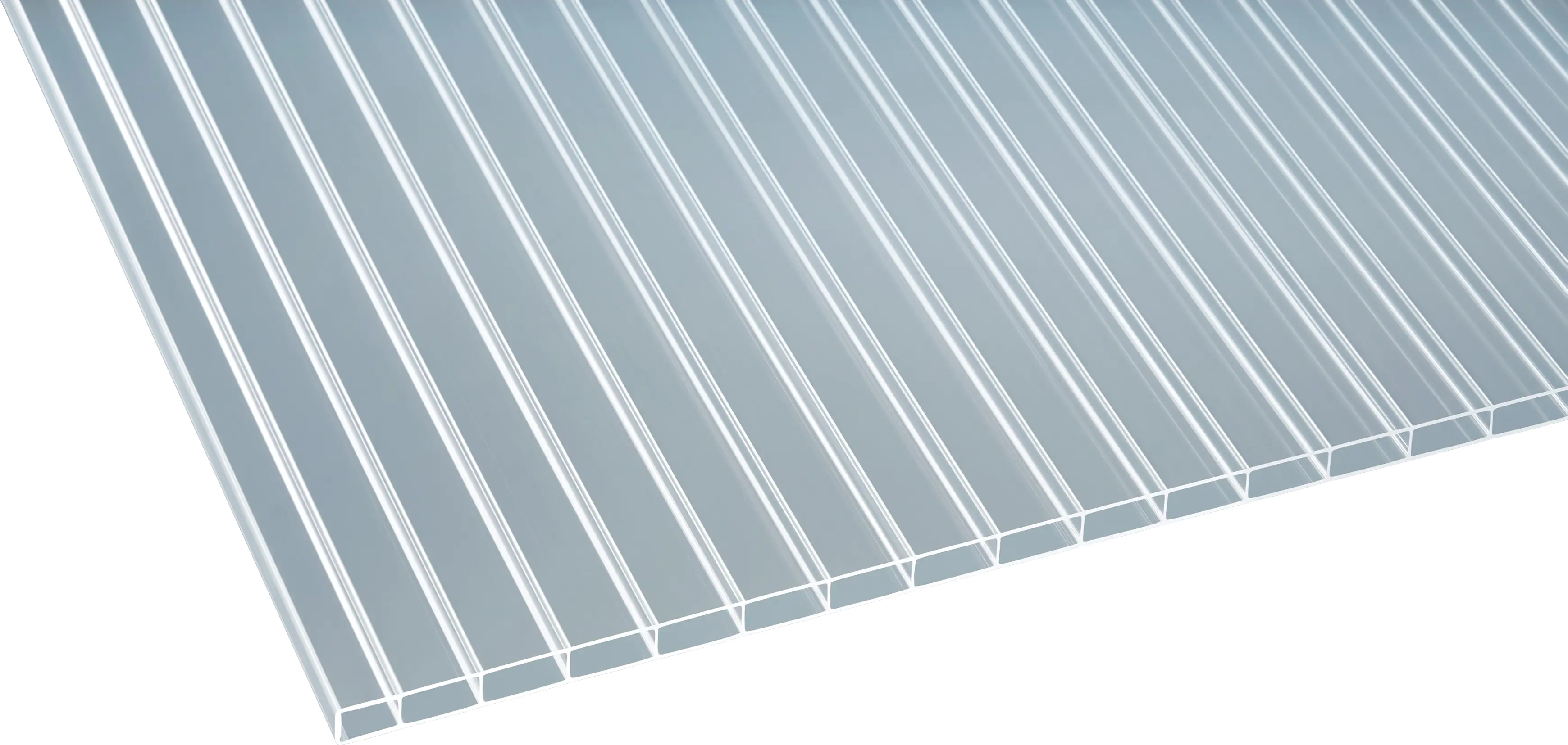 Gutta Premium Terrassendach 410,2 x 406 cm weiß Acryl klar 16 mm