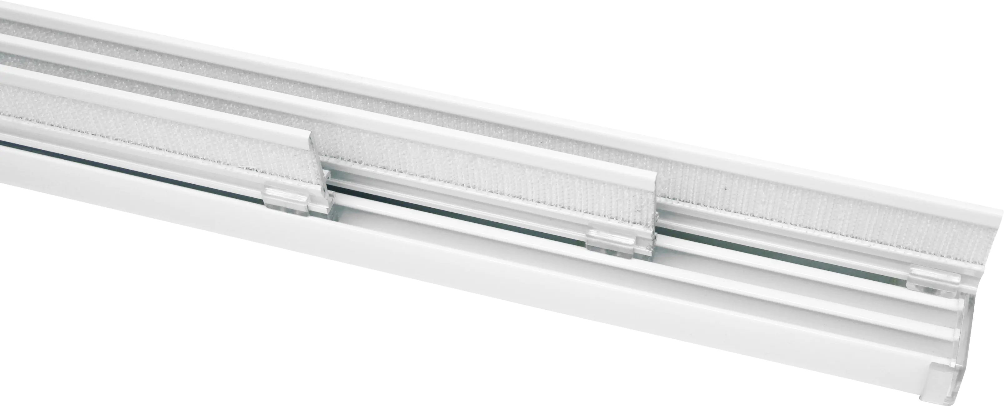 Gardinia Flächenvorhangschiene Komfort Komplett-Set 3-läufig weiß 170 cm Gardinia Flächenvorhangschiene Komfort Komplett-Set 3-läufig weiß 170 cm