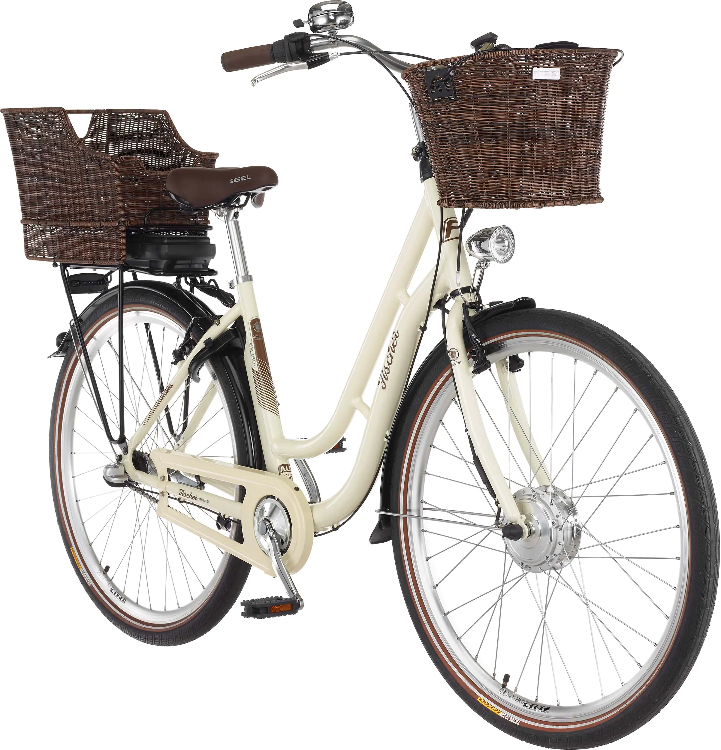 Fischer E-Bike City ER 1804 Damen 28 Zoll 3-Gang 317 Wh weiß 61718