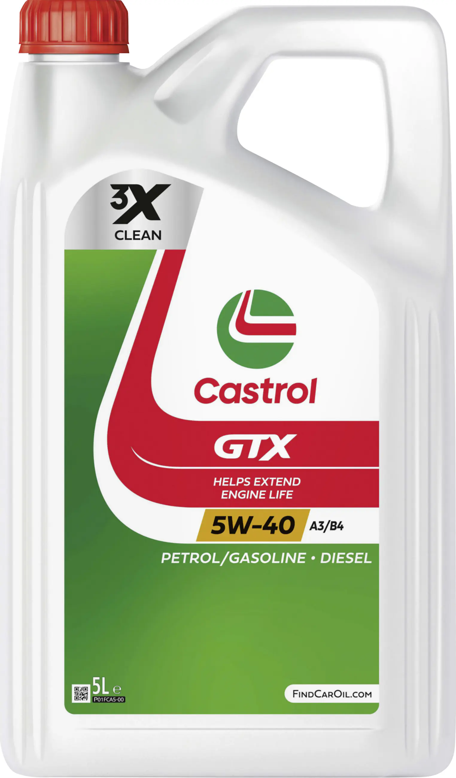 Castrol Motoröl GTX 5W-40 A3-B4 5L