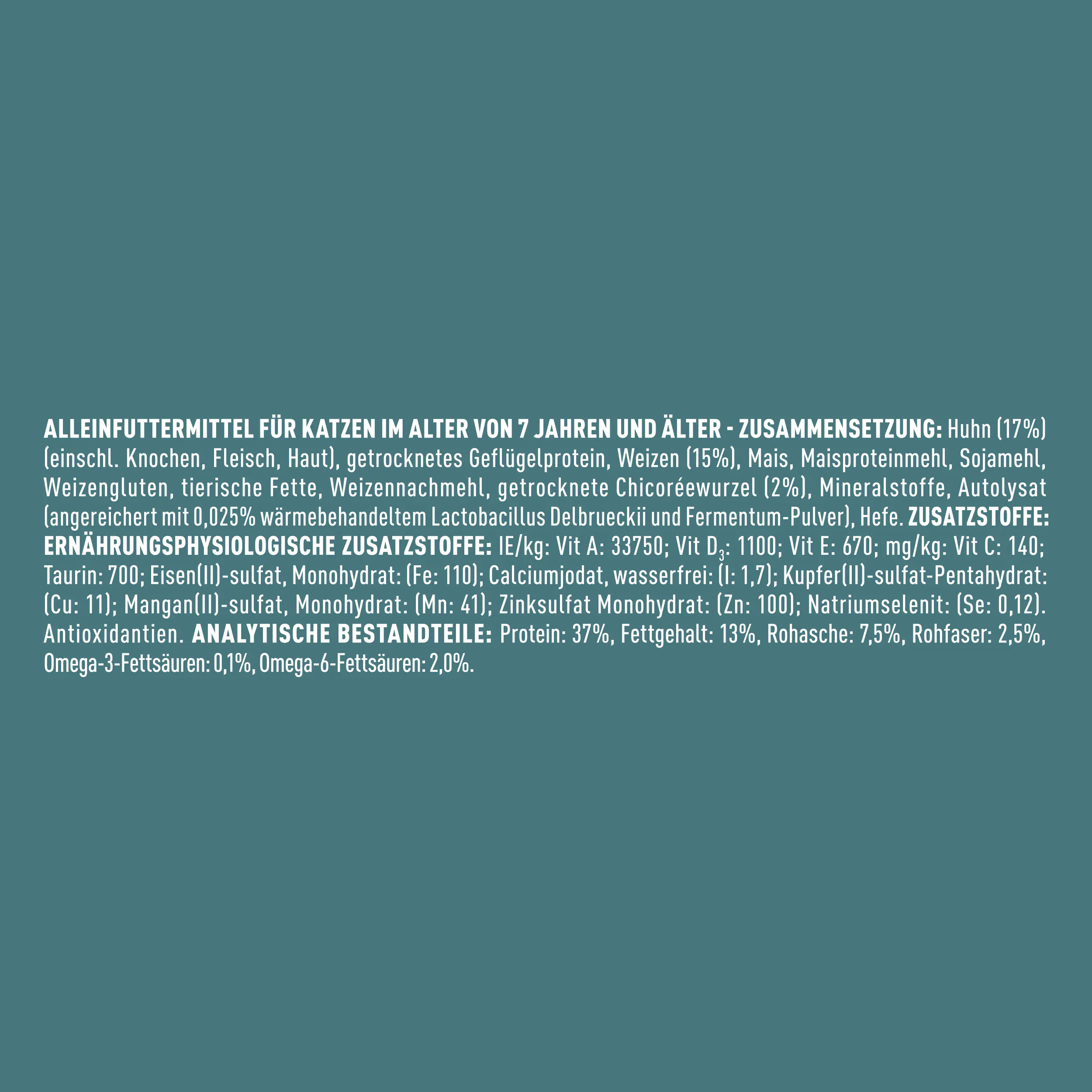 Purina One Katzenfutter Senior 7+ reich an Huhn 1,4 kg Purina One Katzenfutter Senior 7+ reich an Huhn 1,4 kg