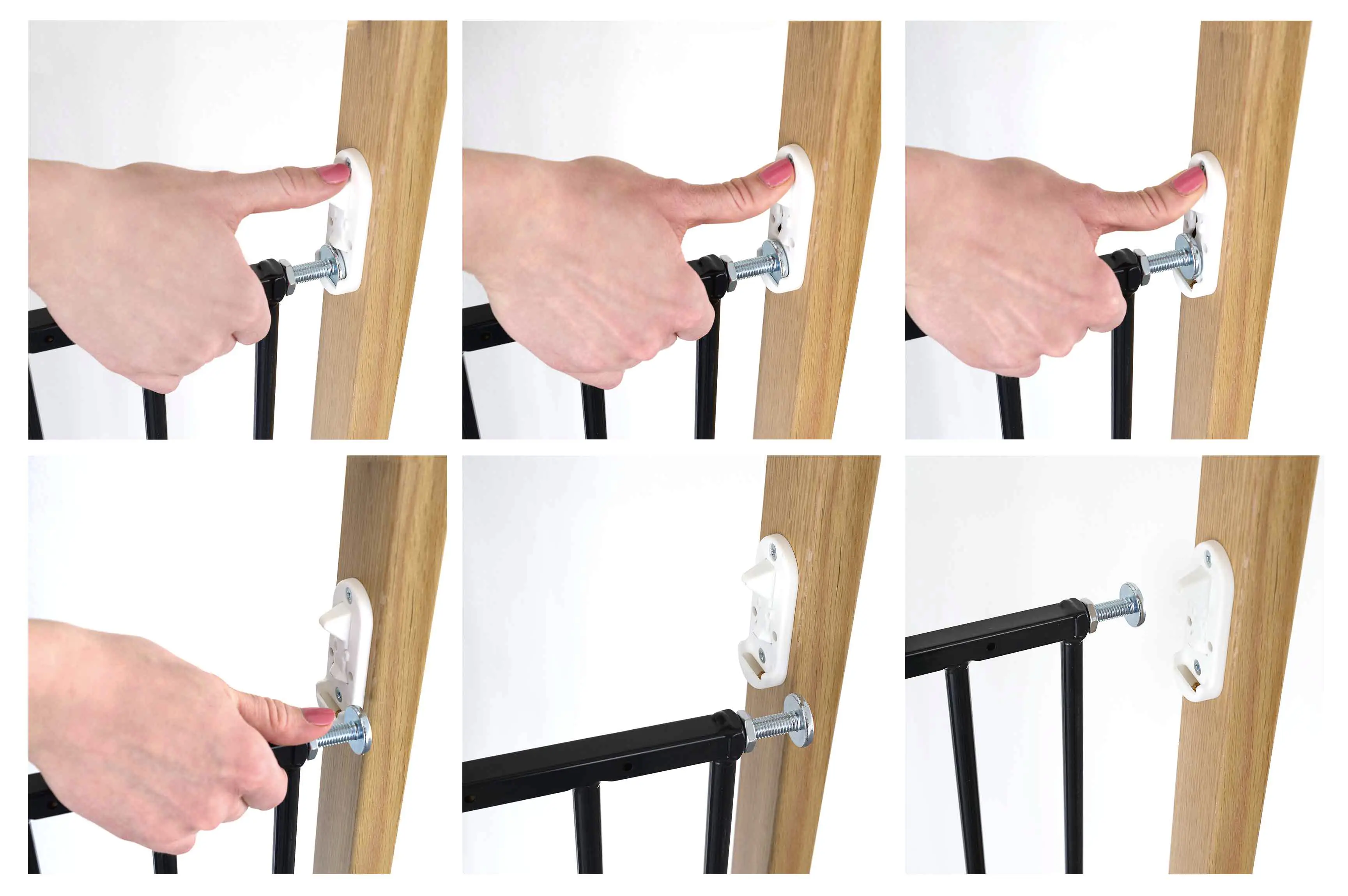 DOLLE Tierschutzgitter einstellbar 62,5 - 106,8 cm, anthrazit