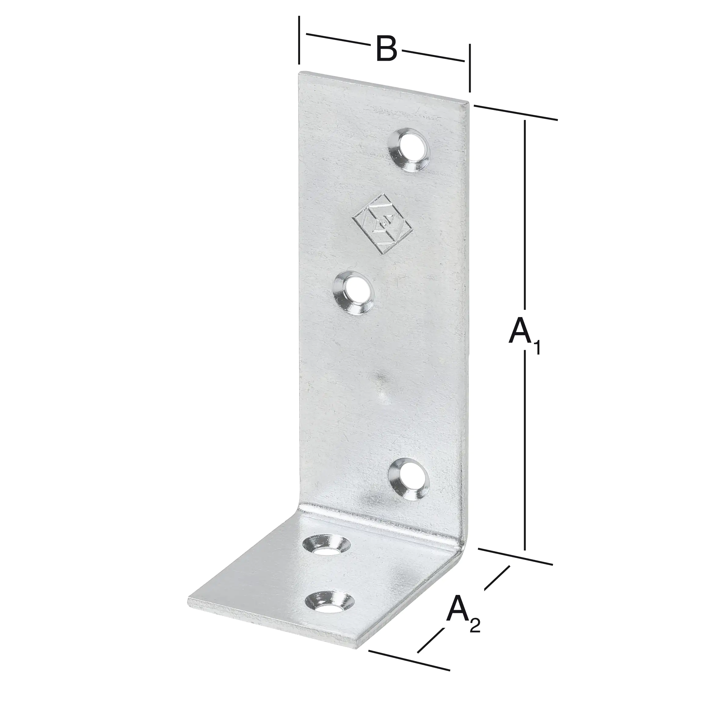 Vormann Starke Balkenwinkel verzinkt 240/160 x 50 mm