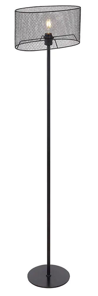9007371406692_1 Globo Stehleuchte Dops schwarz 156 x 40 cm E27, max. 40 W