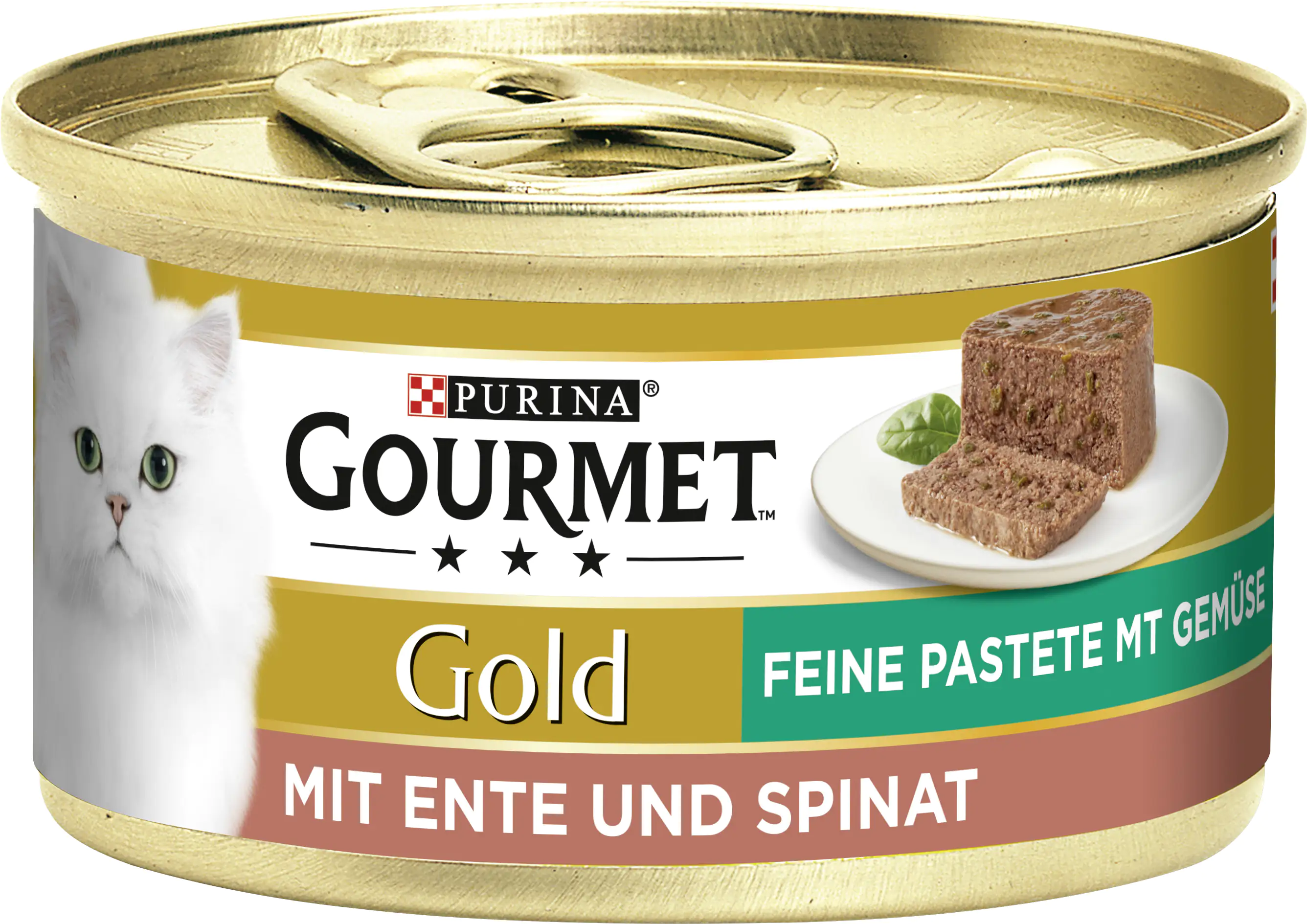 Gourmet Gold Feine Pastete mit Gemüse Ente und Spinat 85 g