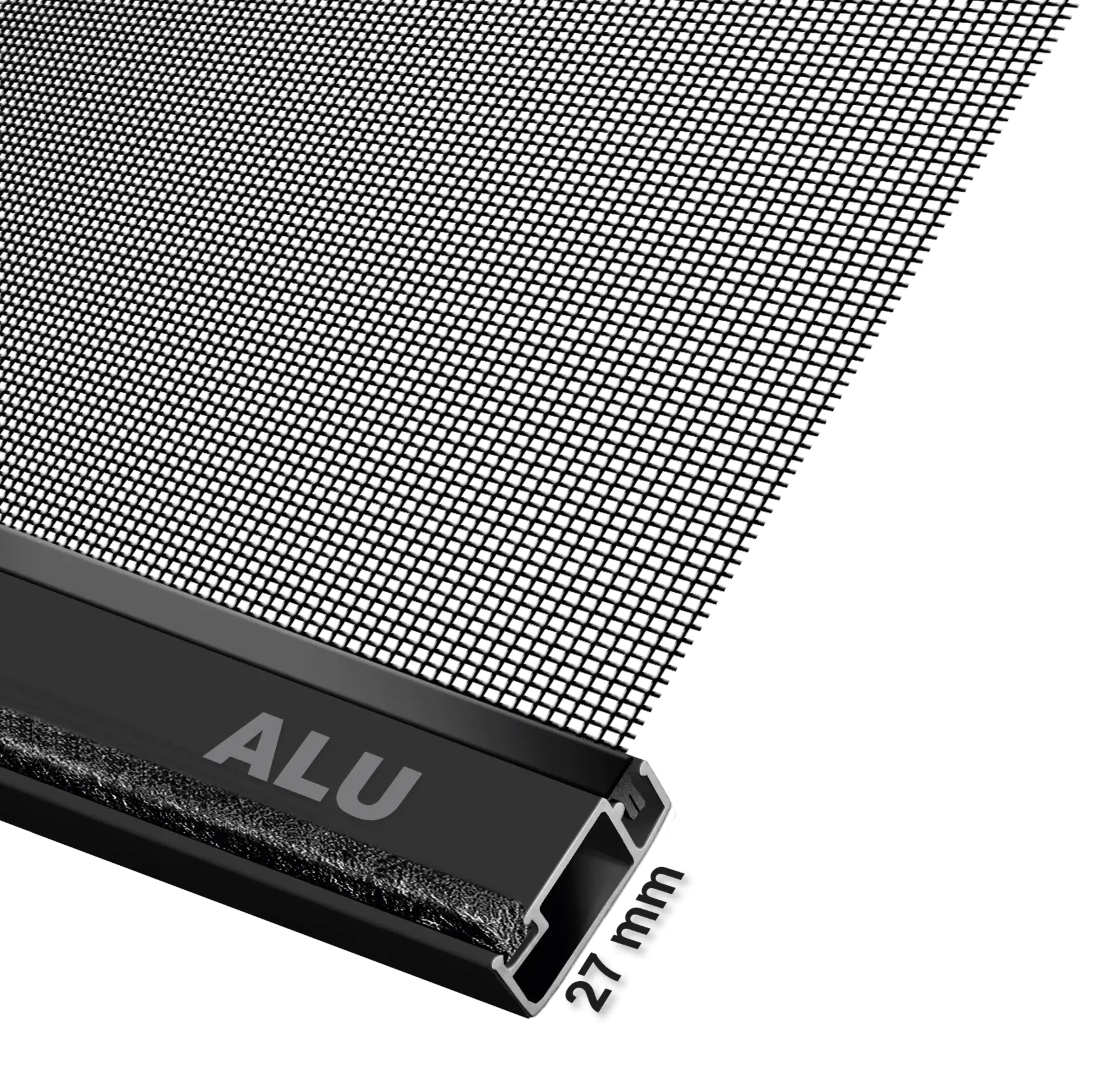 Schellenberg Fliegenschutz-Fenster PLUS 130 x150 cm anthrazit/anthrazit kürzbar