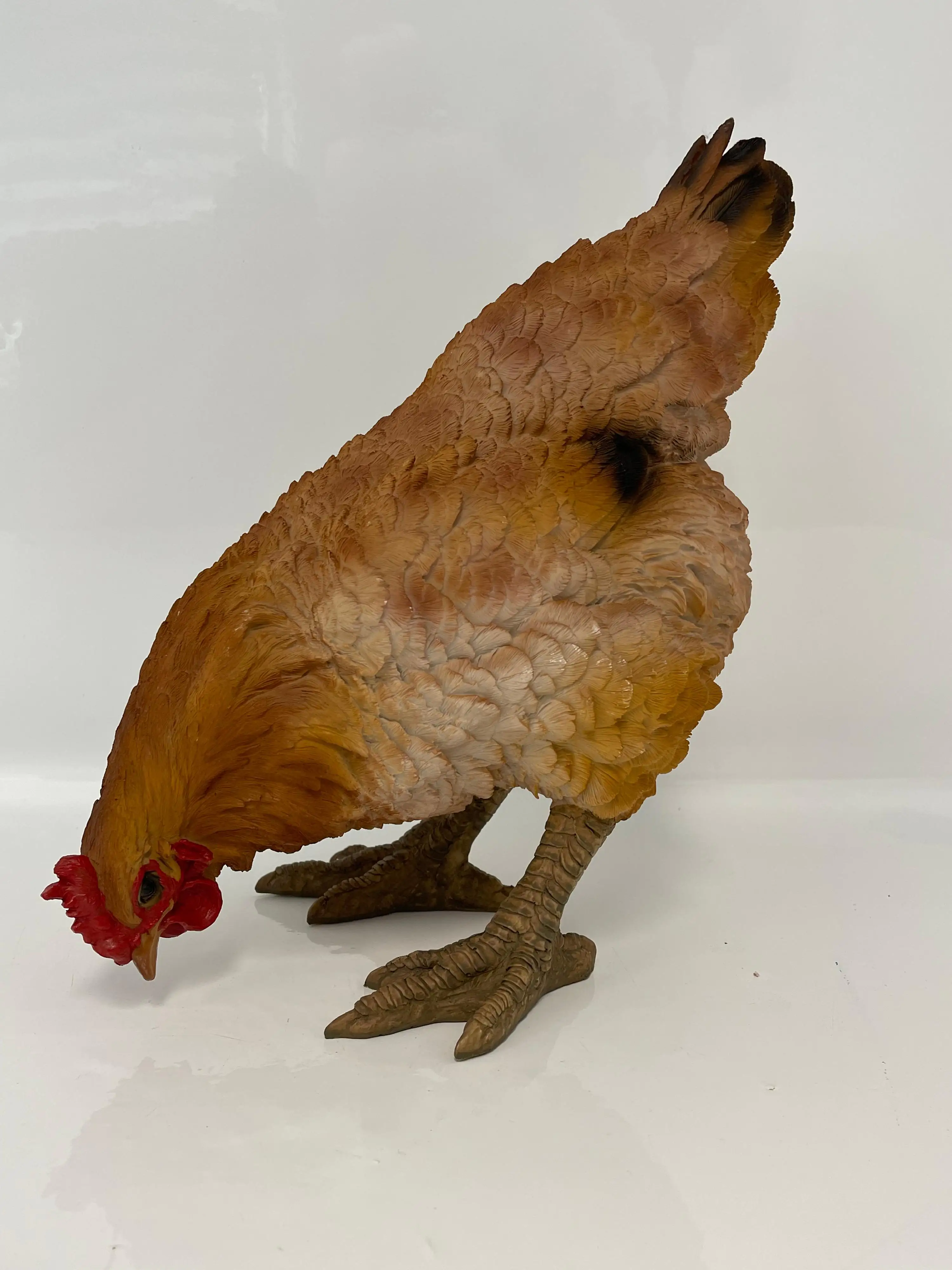 Dekofigur Henne pickend 34 x 14 x 33 cm 