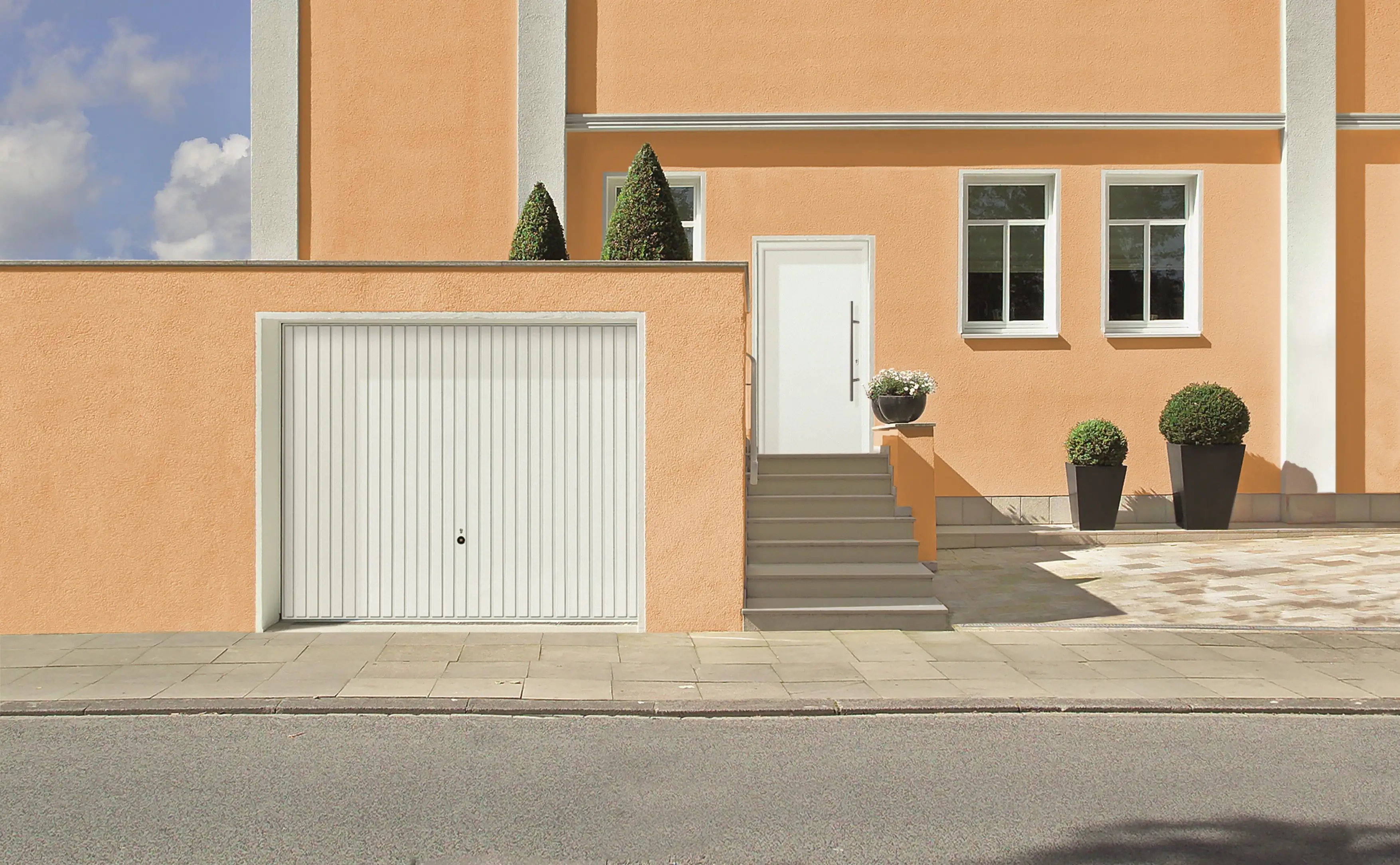 Hörmann Schwingtor PearlMatic B x H: 250 x 212,5 cm inkl. Torantrieb