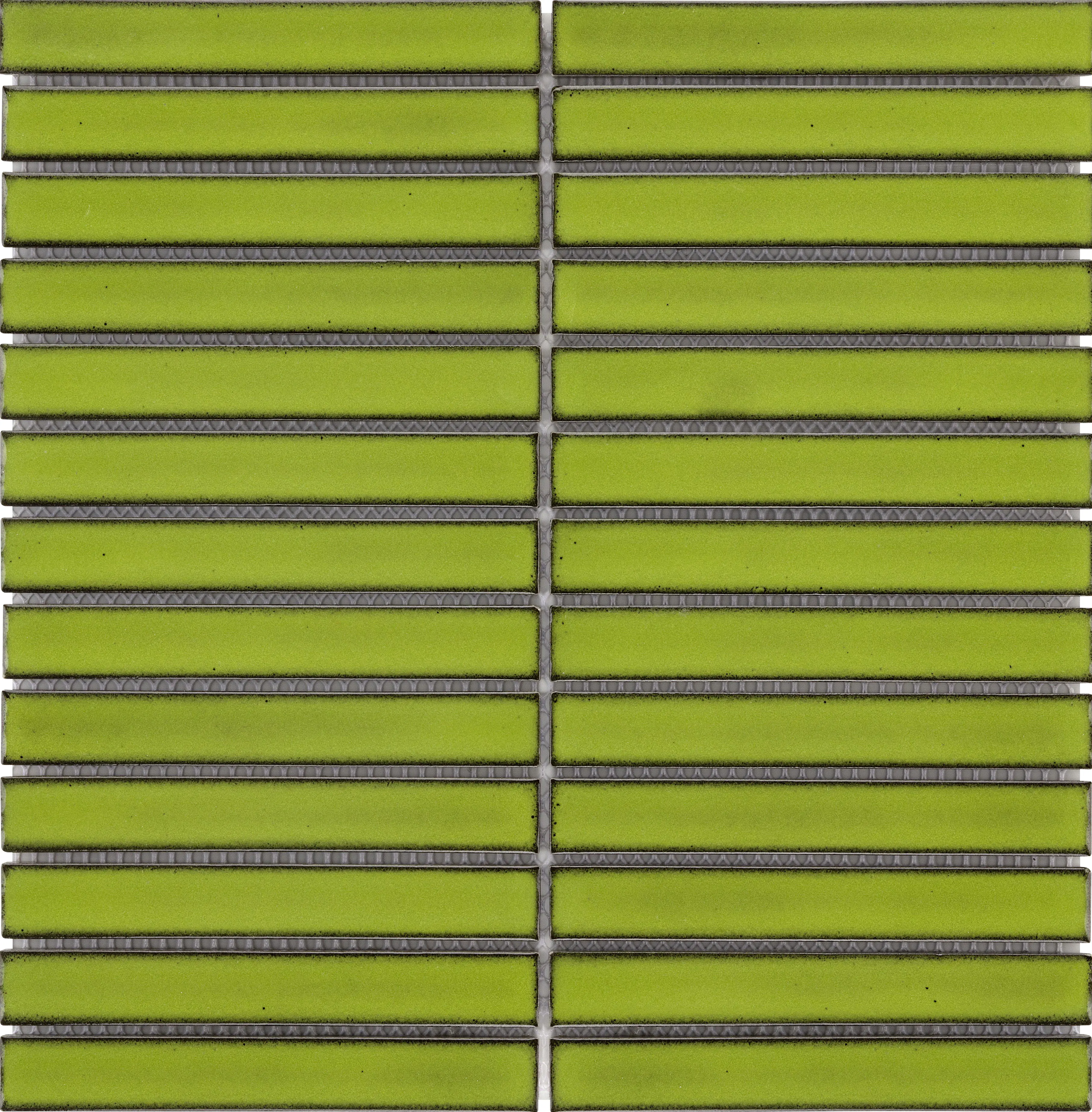 KNG Mosaikfliese Sticks 29,6 x 29,9 cm hellgrün