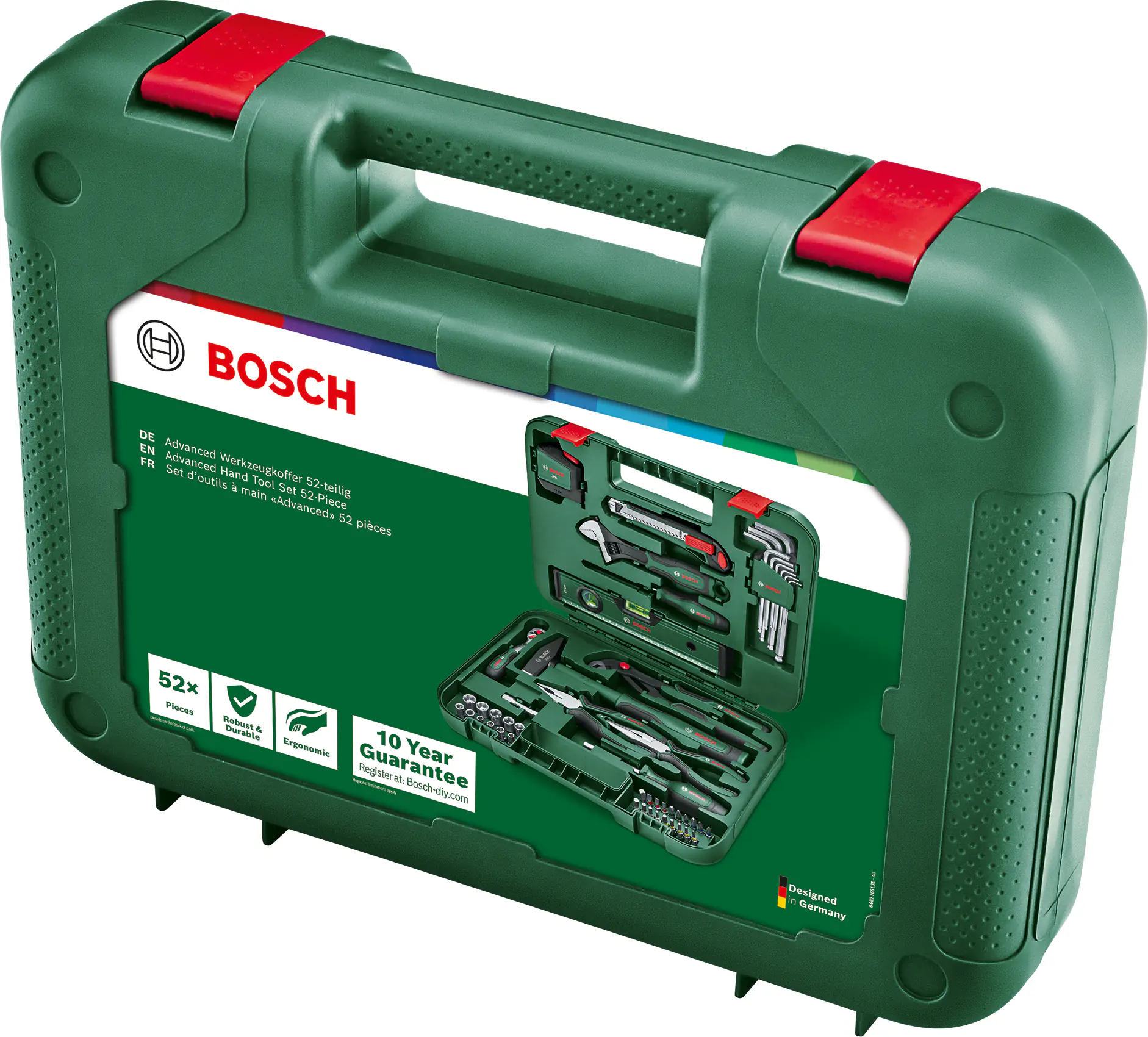 Bosch DIY Werkzeugkoffer Advanced S 52-teilig