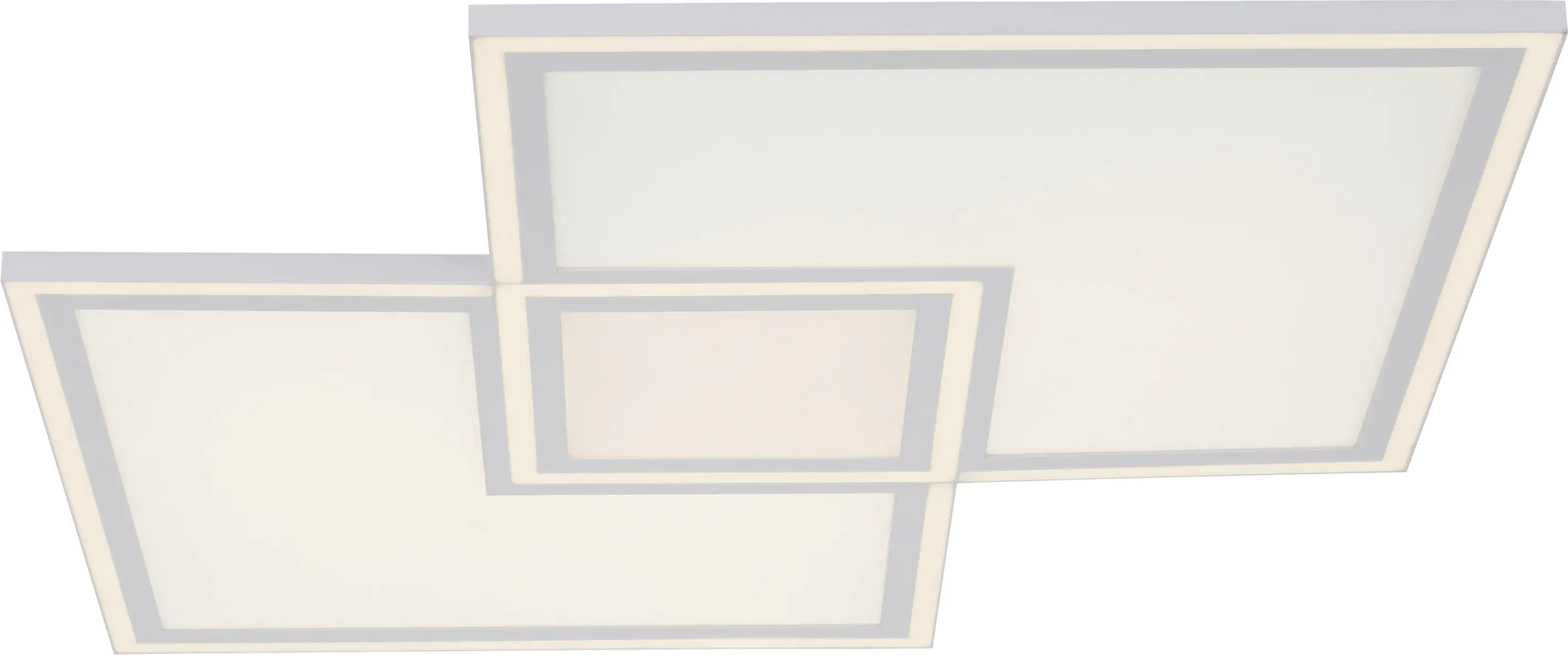 JustLight CCT LED Deckenleuchte Edging weiß 67 x 67 cm dimmbar