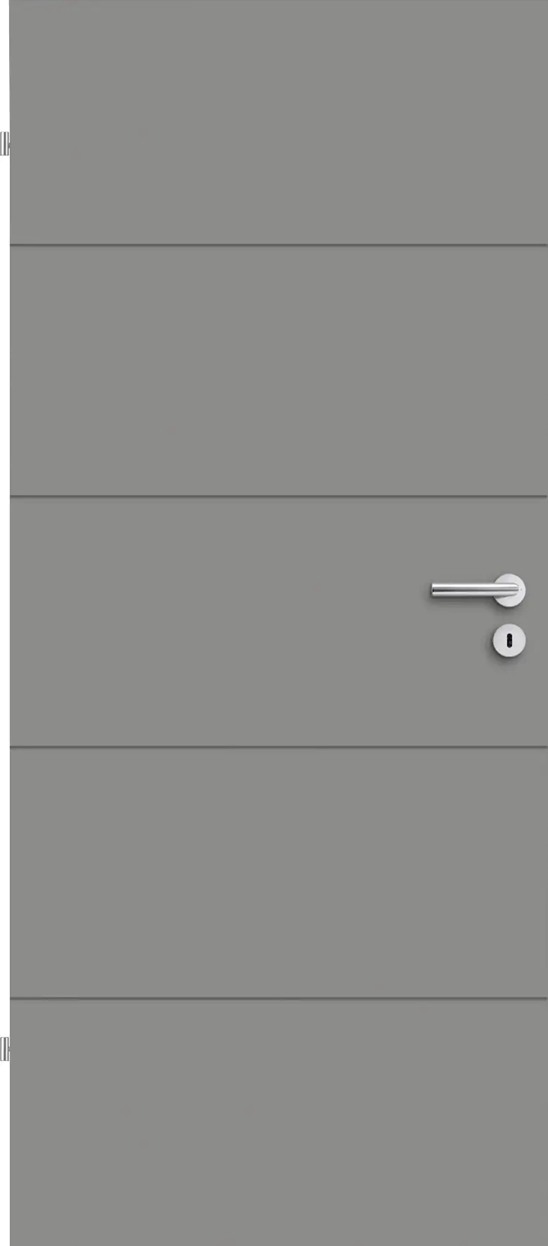 Borne Türblatt Fila 5 Lack edelgrau Röhrenspan