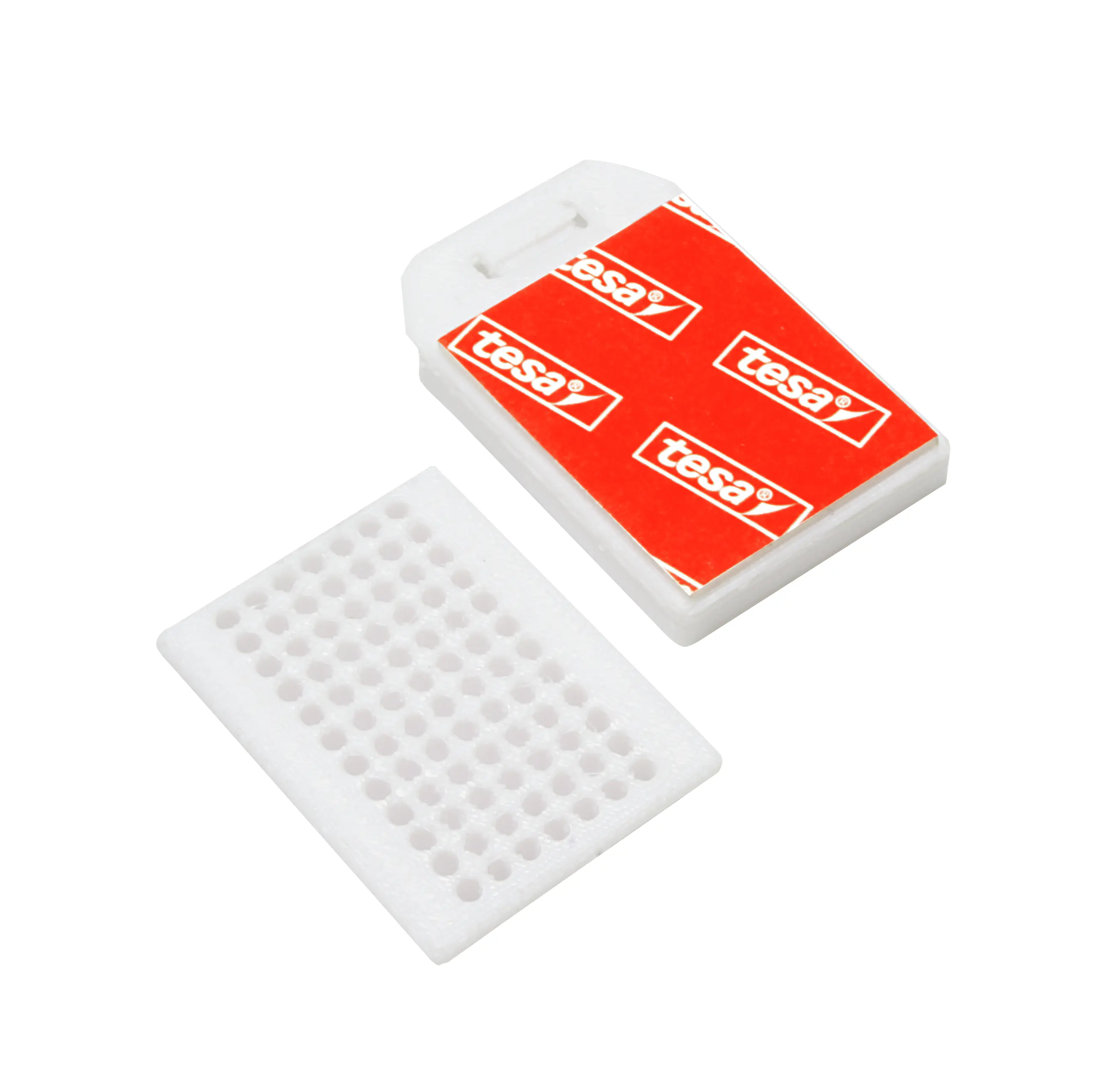 Gardinia Universalklebeträger mit Tesapads weiß 2 Stück