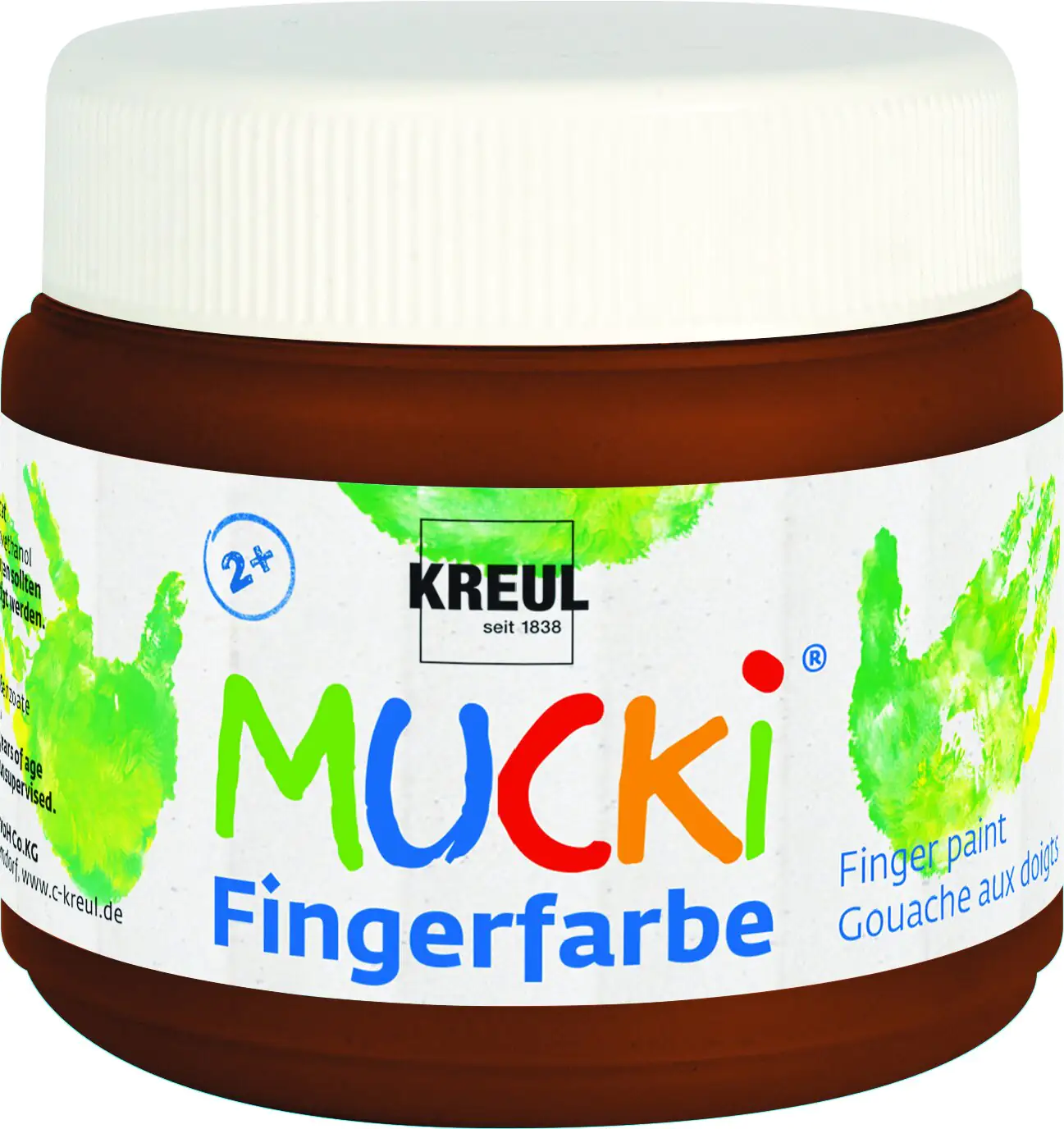 Kreul Mucki Fingerfarbe braun 150 ml