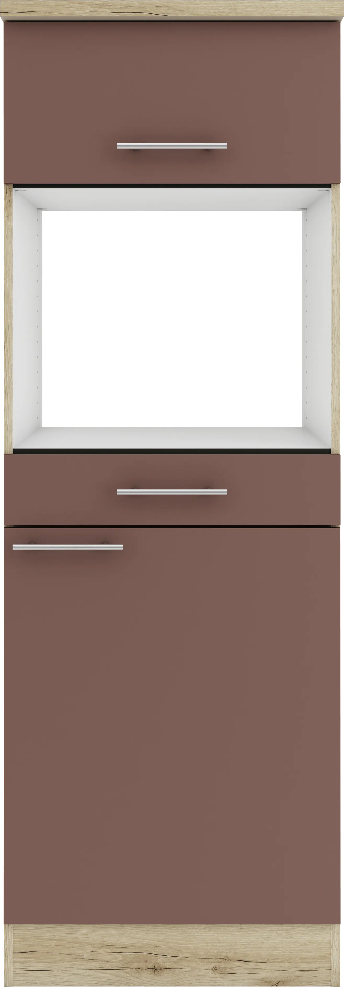 Optifit Midischrank Bari 407 rostrot/eiche 60 cm