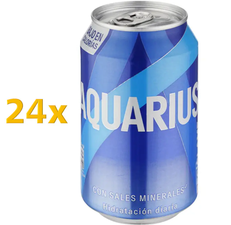Aquarius Limon Zitronenlimonade mit Elektrolyten 24x 330 ml