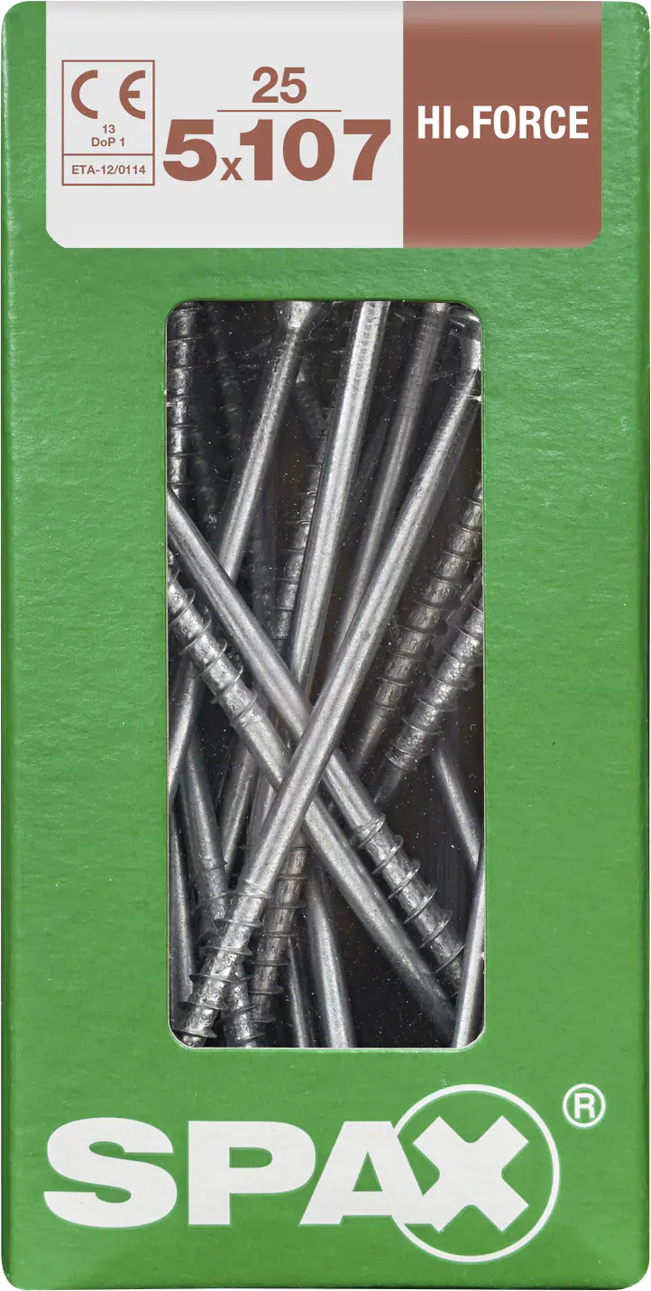 Spax Universalschrauben 5.0 x 107 mm TX 20 - 25 Stk.