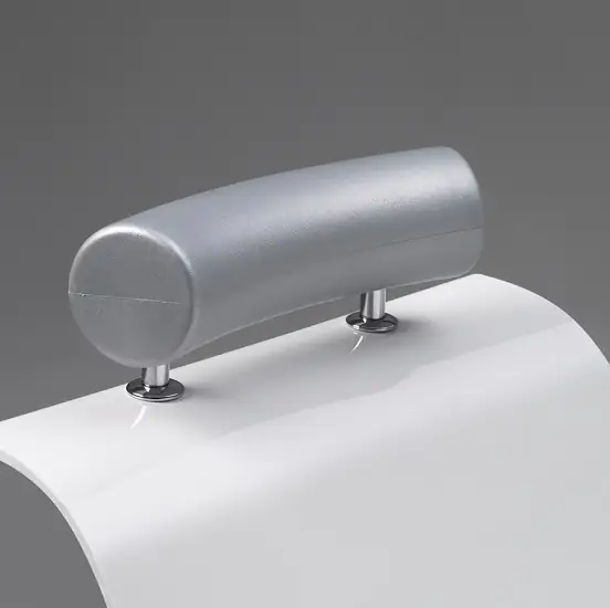 Ottofond Nackenstützen 2 Stück zu Badewanne Atlanta Duo, silbermatt